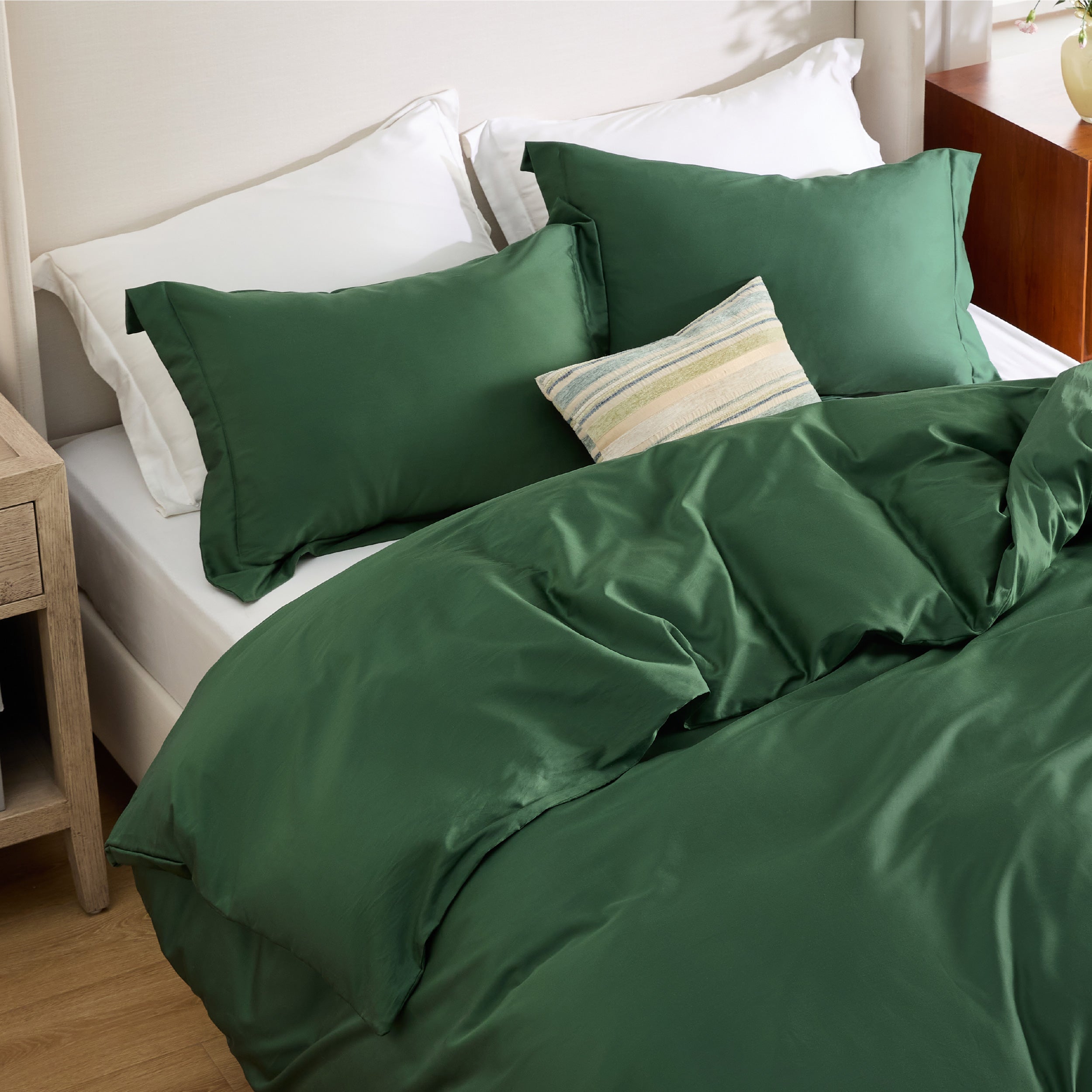 Lyocell Cotton Hybrid Duvet Cover Set