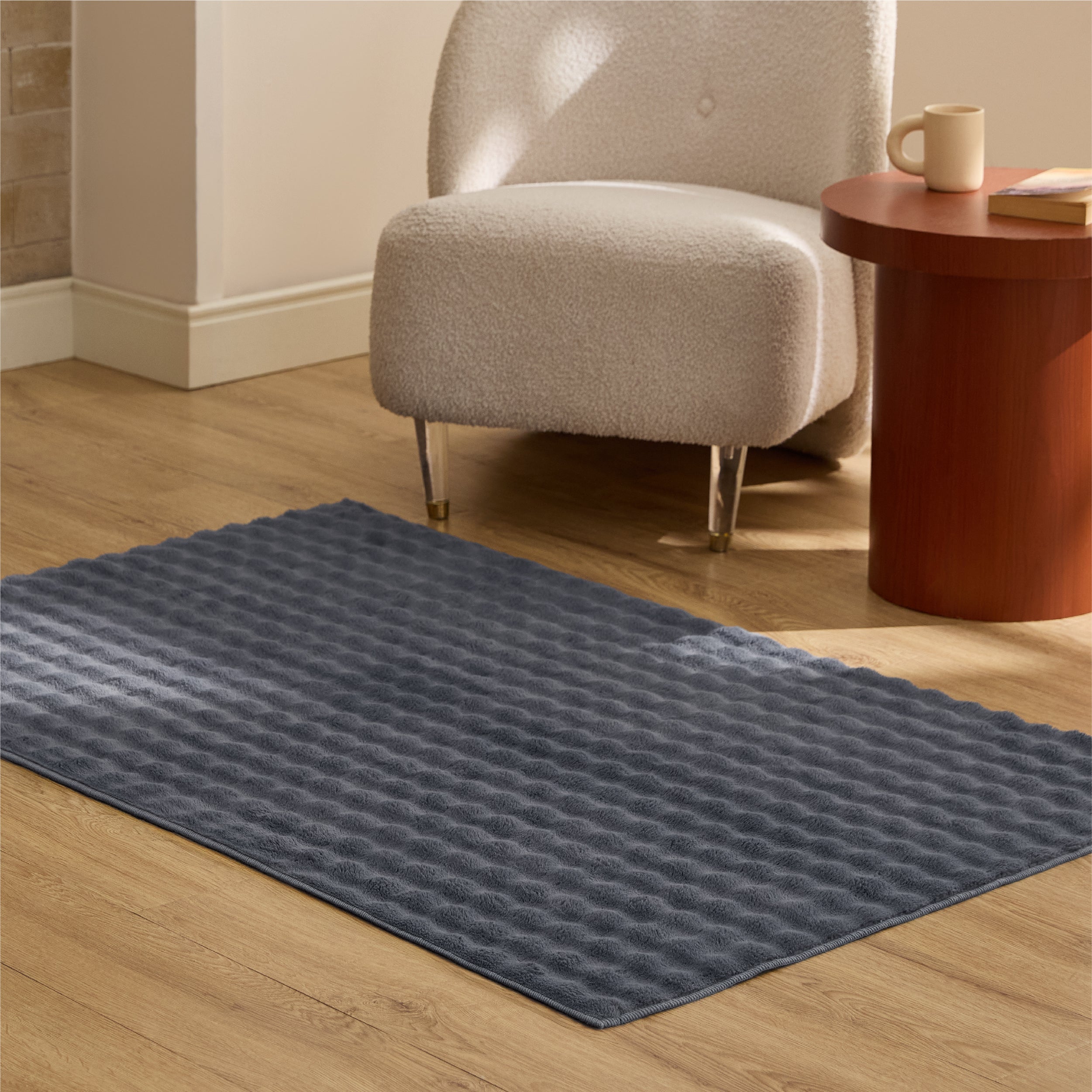 Bubble Flannel Area Rug
