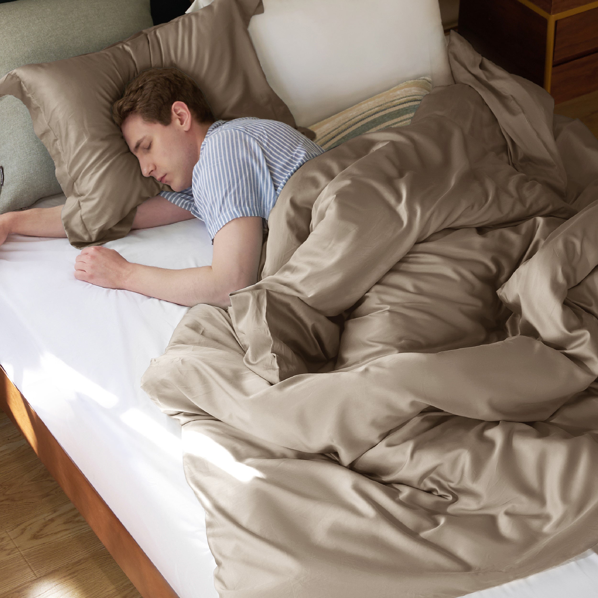 Lyocell Cotton Hybrid Duvet Cover Set