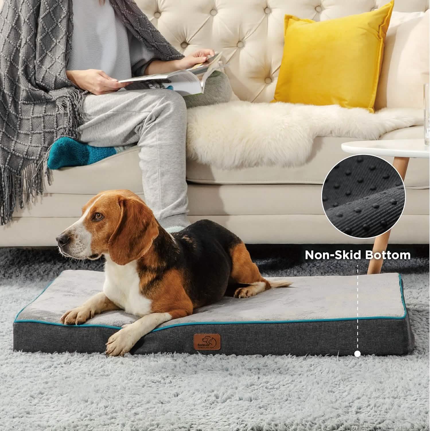Orthopedic Memory Foam Dog Bed