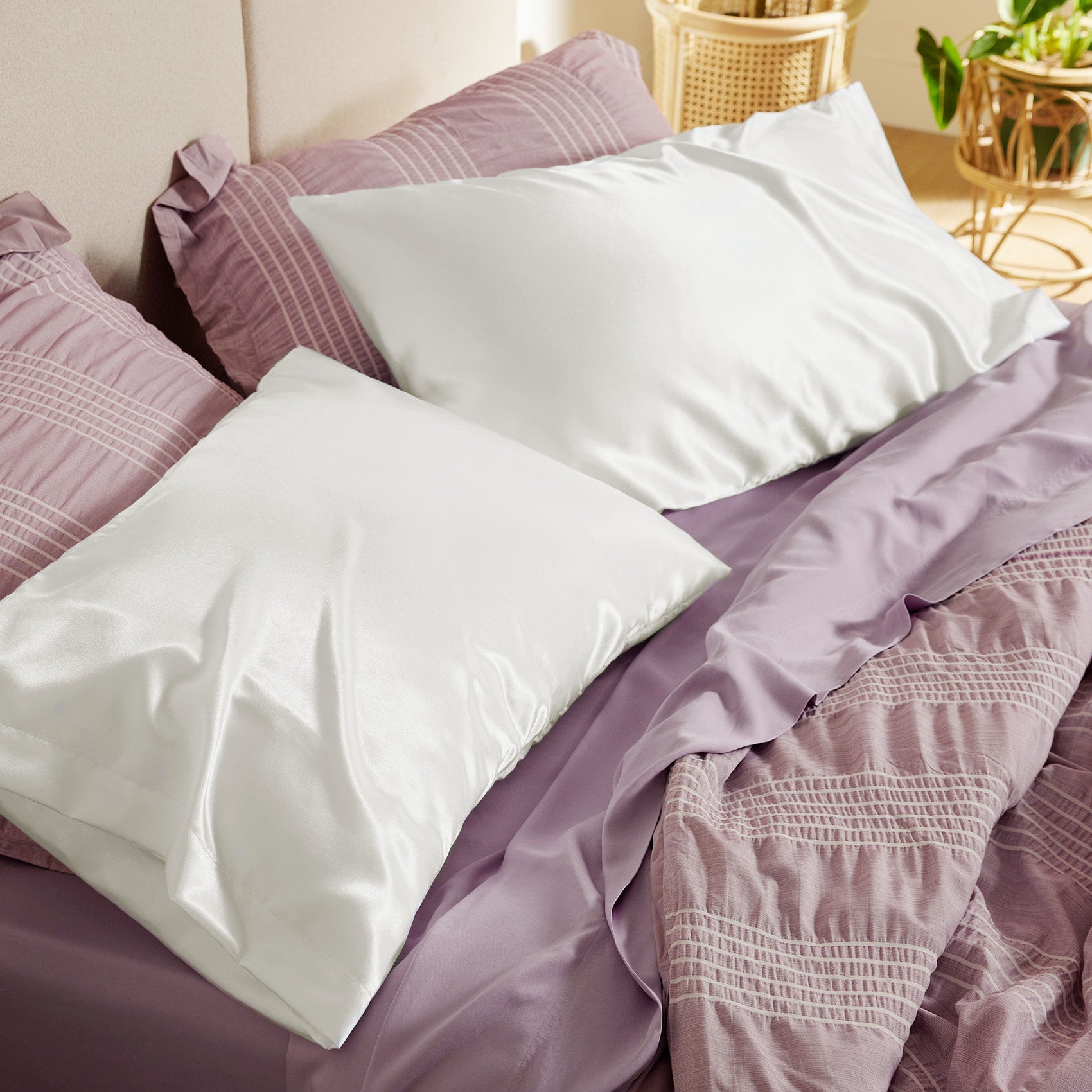 Solid Satin Pillowcase