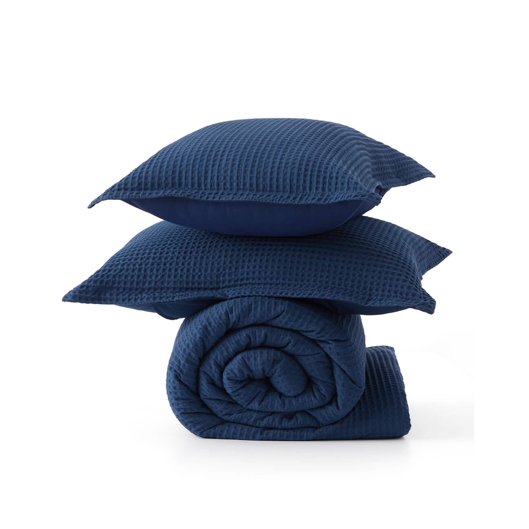 GentleSoft™ Cotton Waffle Weave Comforter Set