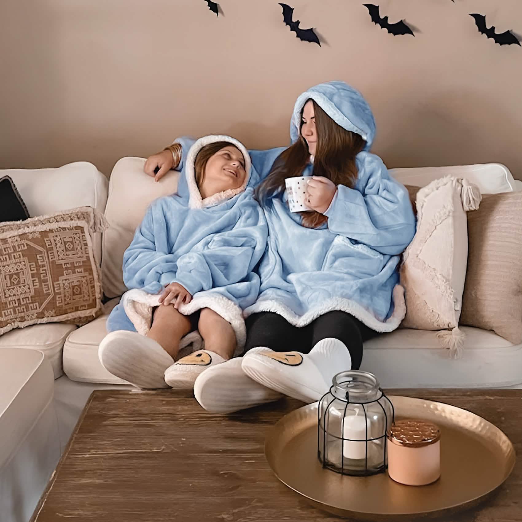 Sherpa Fleece Blanket Hoodie