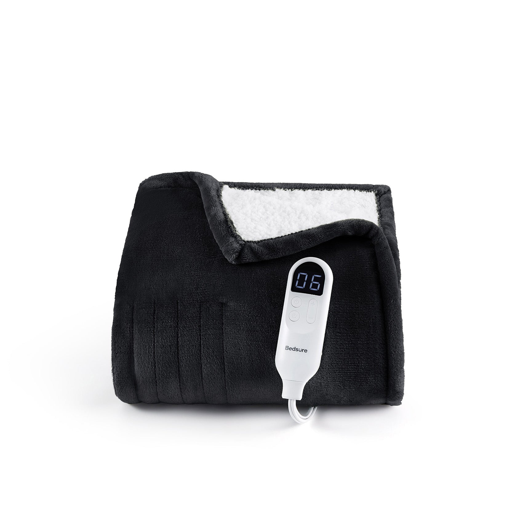 Solid Flannel Heated Blanket