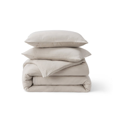 GentleSoft® Rayon From Bamboo-Cotton Blend Duvet Cover Set