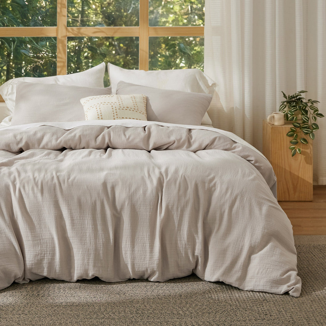 GentleSoft® Rayon From Bamboo-Cotton Blend Duvet Cover Set