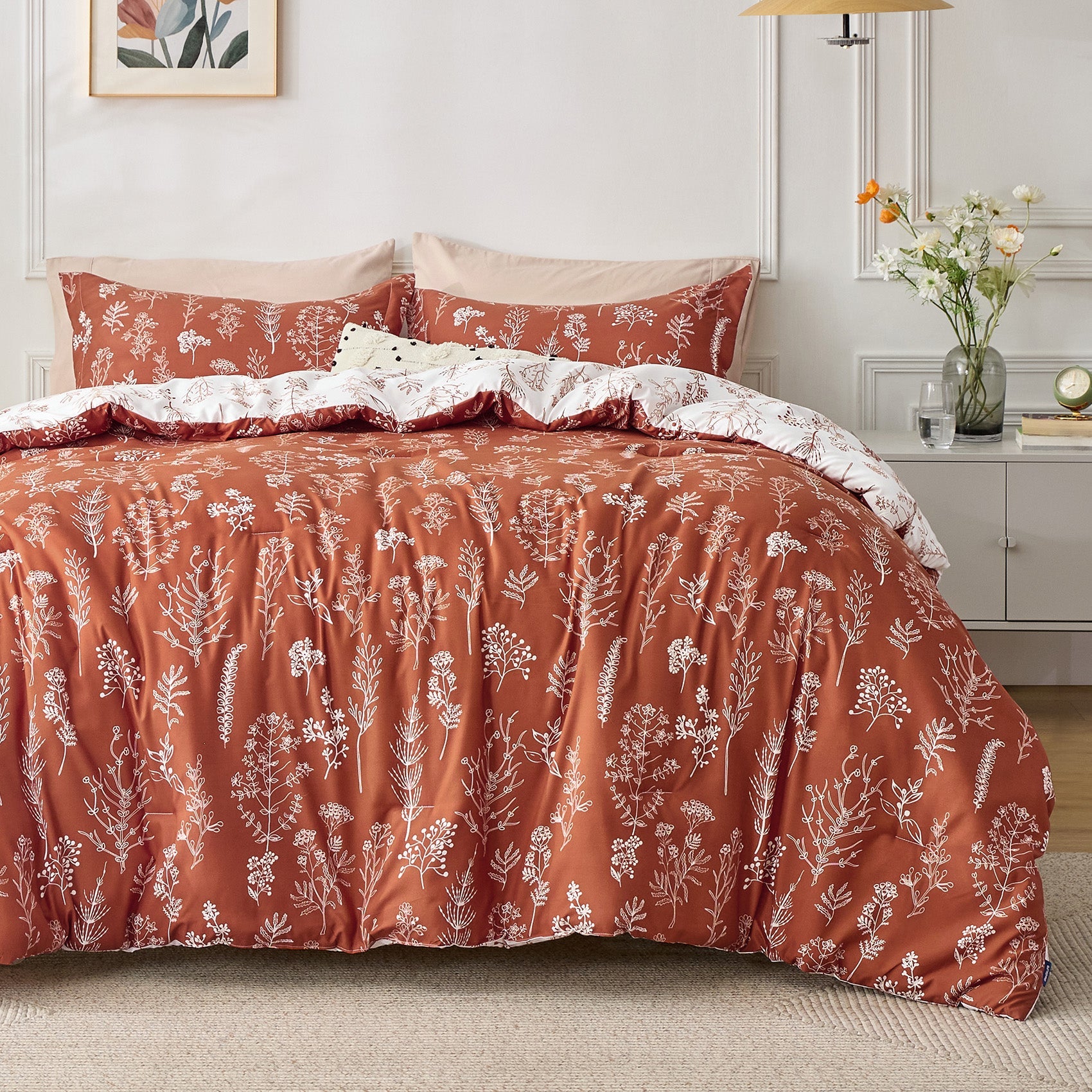 Floral Comforter Set