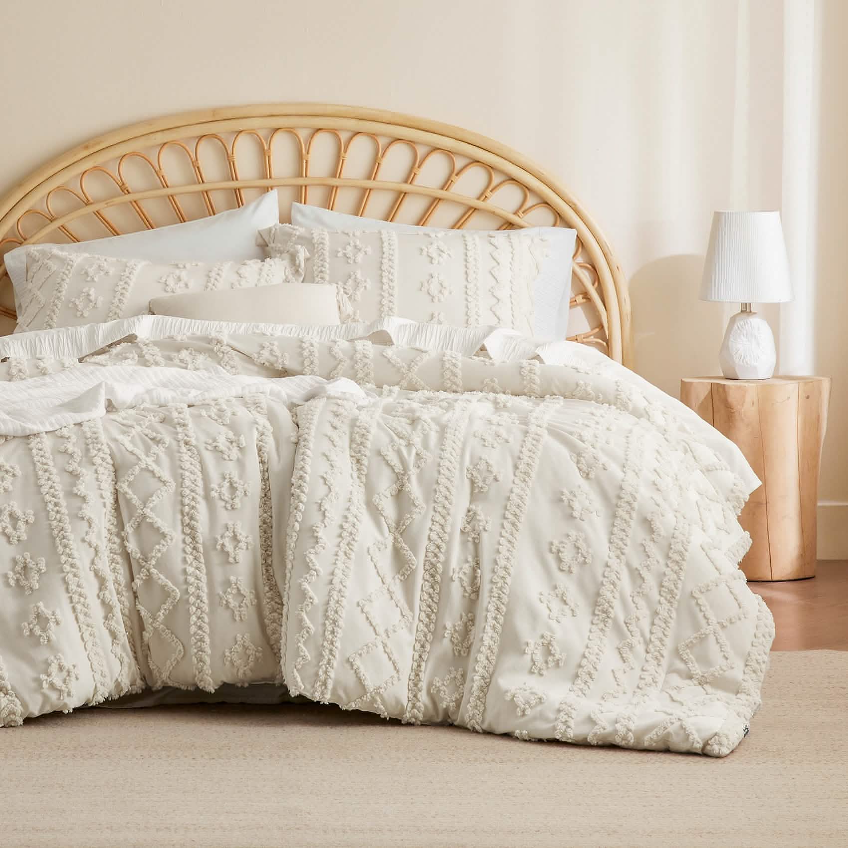 Boho Deluxe Embroidery Comforter Set