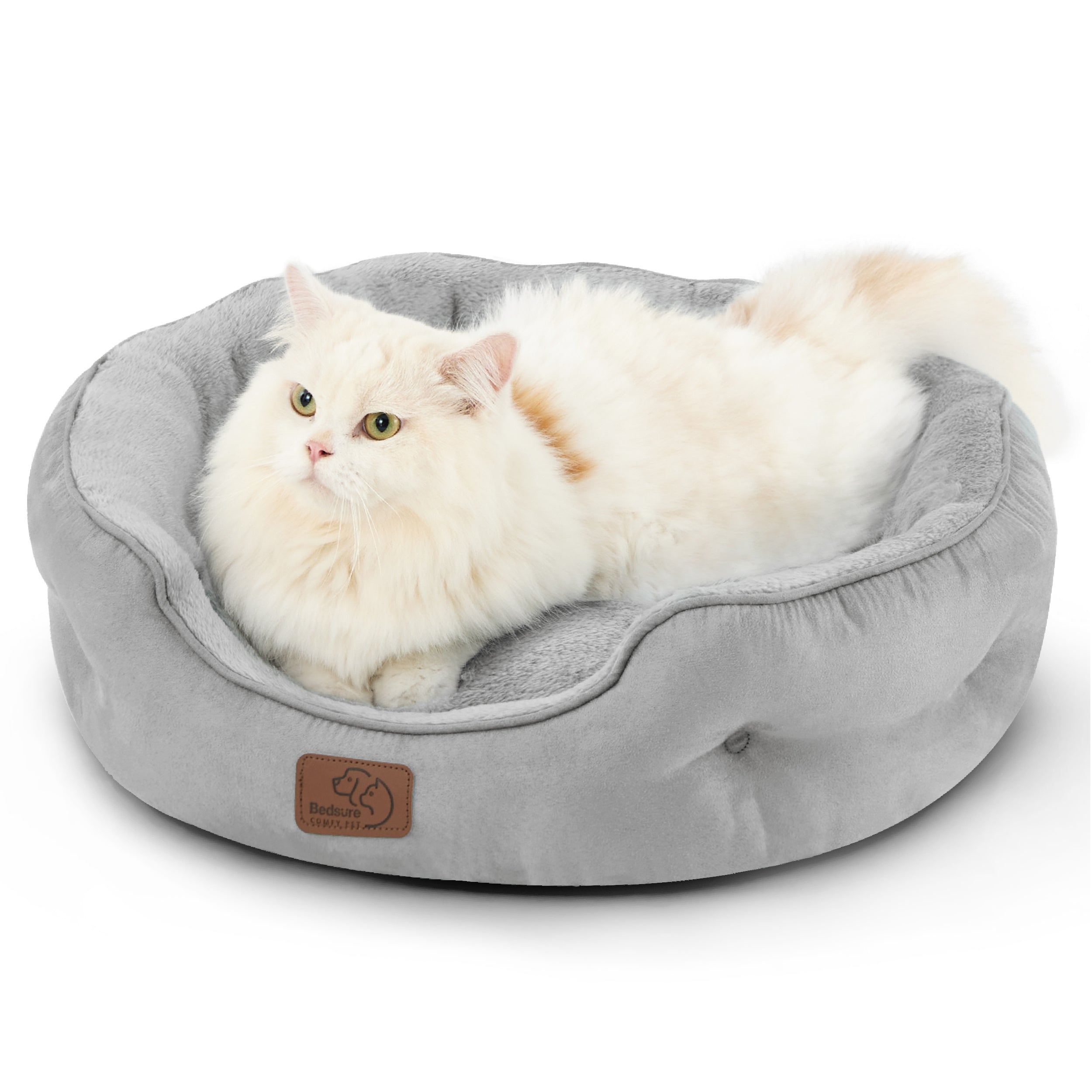 Solid Round Pet Bed