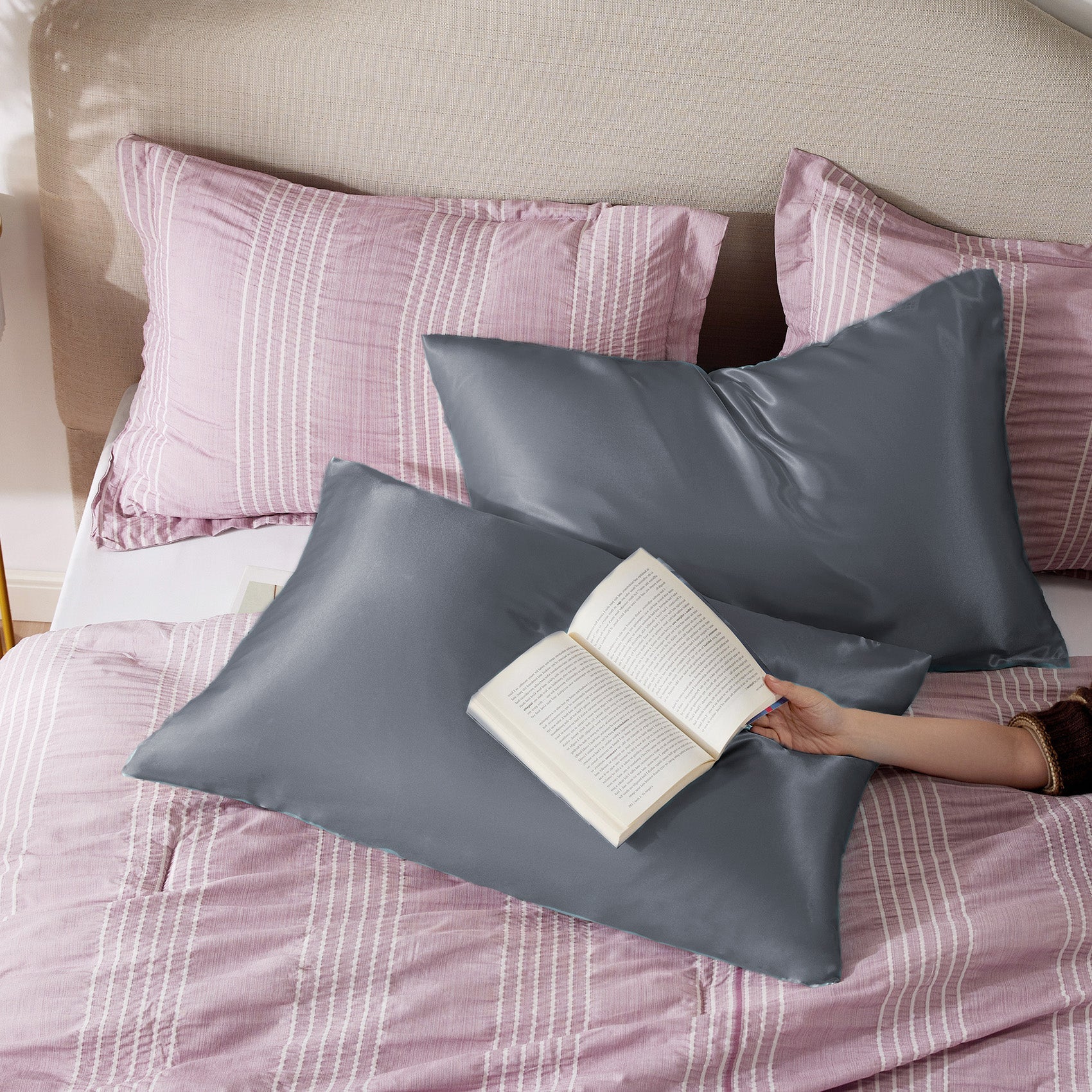 Solid Satin Pillowcase