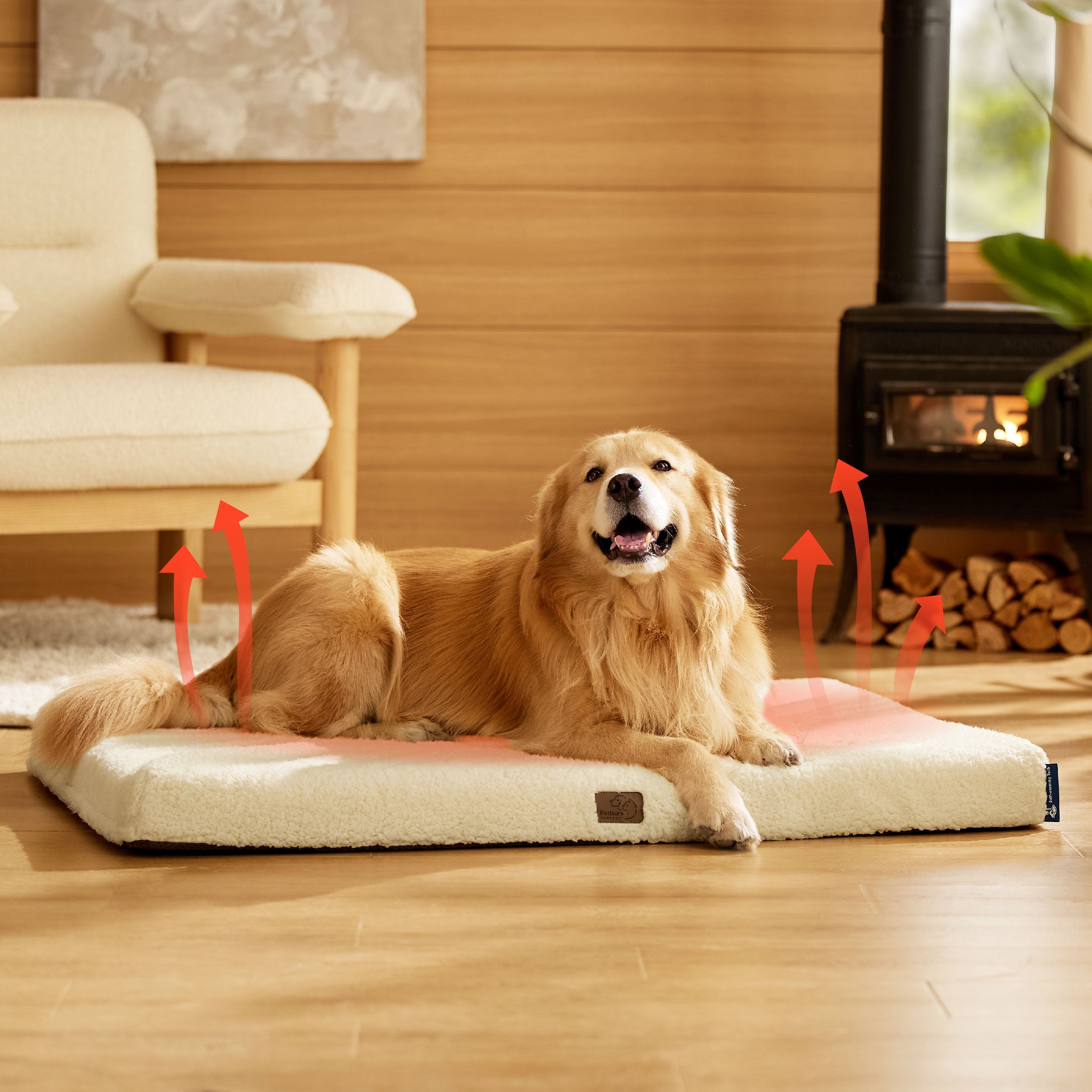 Self-Warming Egg Foam Pet Mat