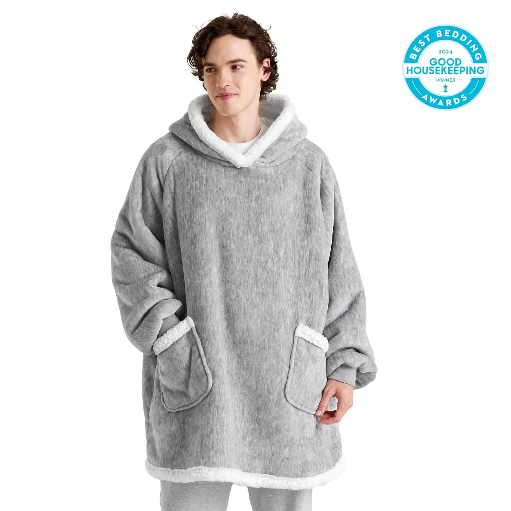 Sherpa Fleece Blanket Hoodie