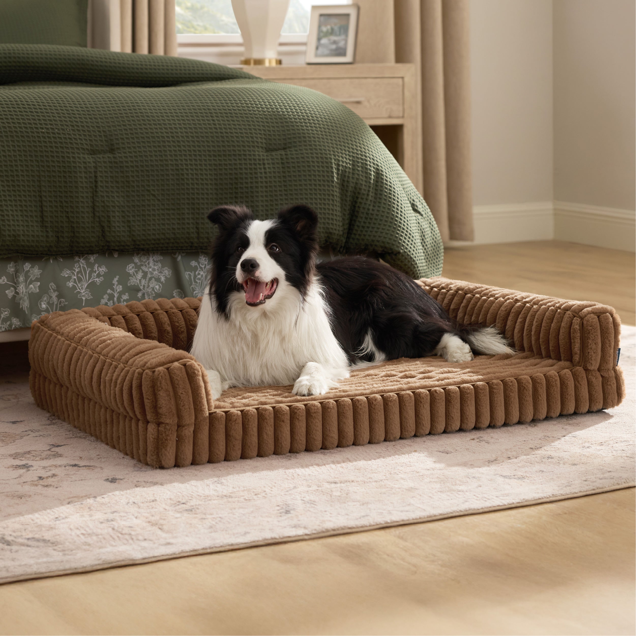 Corduroy Fleece Pet Sofa