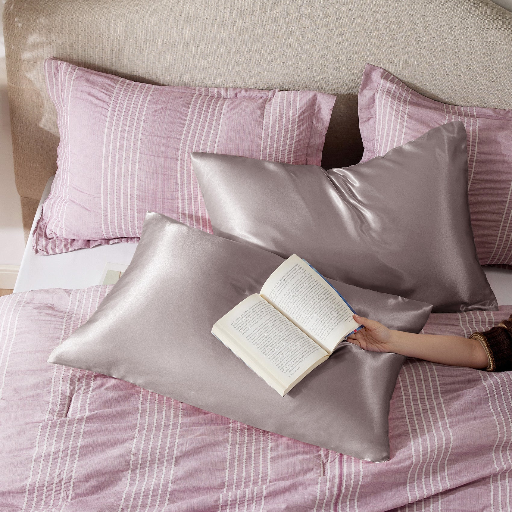 Solid Satin Pillowcase