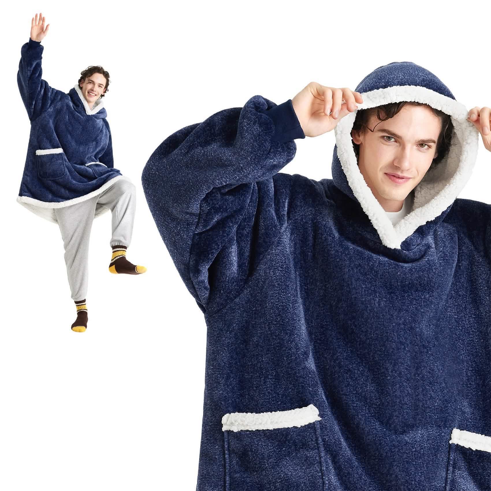 GentleSoft™ Sherpa Fleece Wearable Blanket