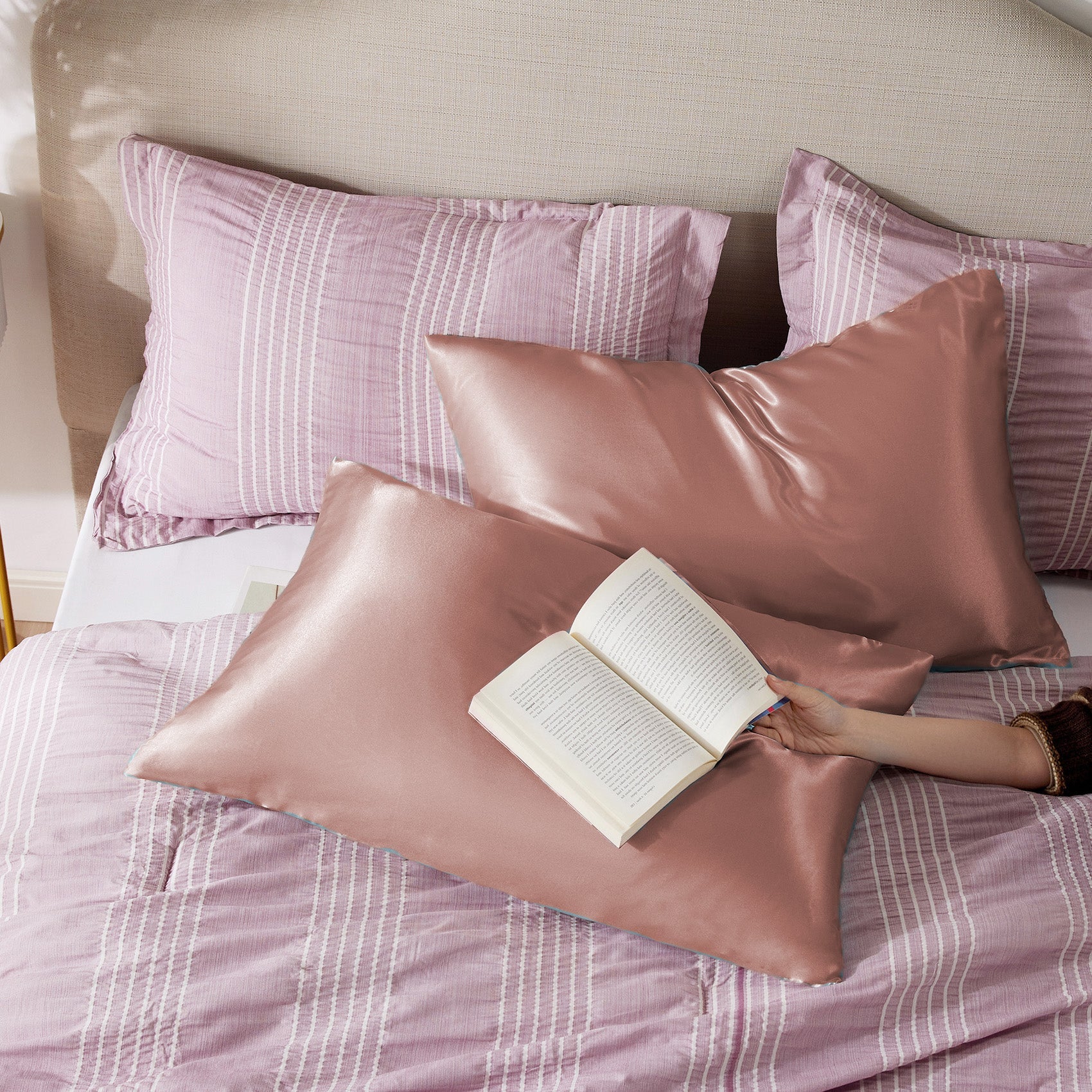 Solid Satin Pillowcase