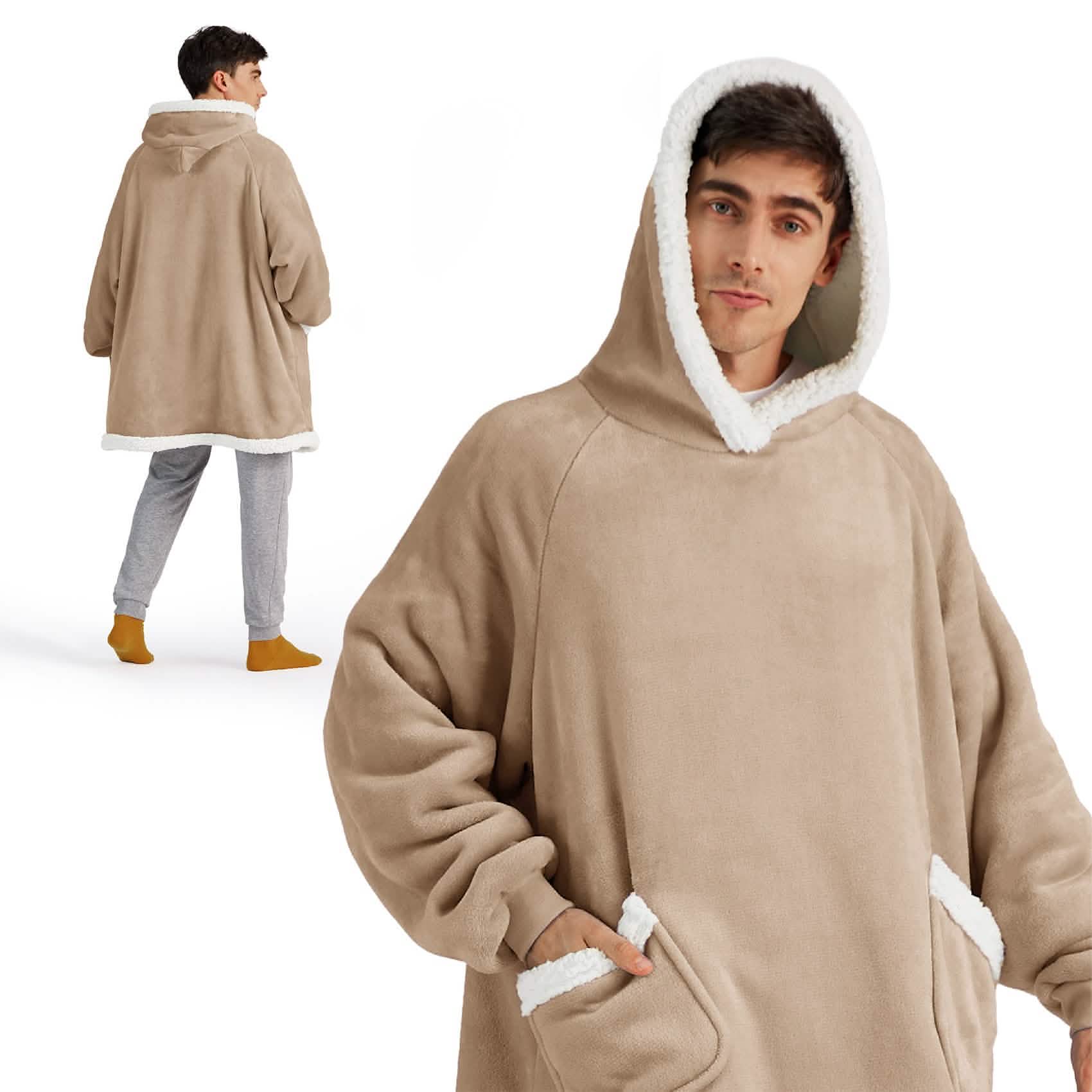 GentleSoft™ Sherpa Fleece Wearable Blanket
