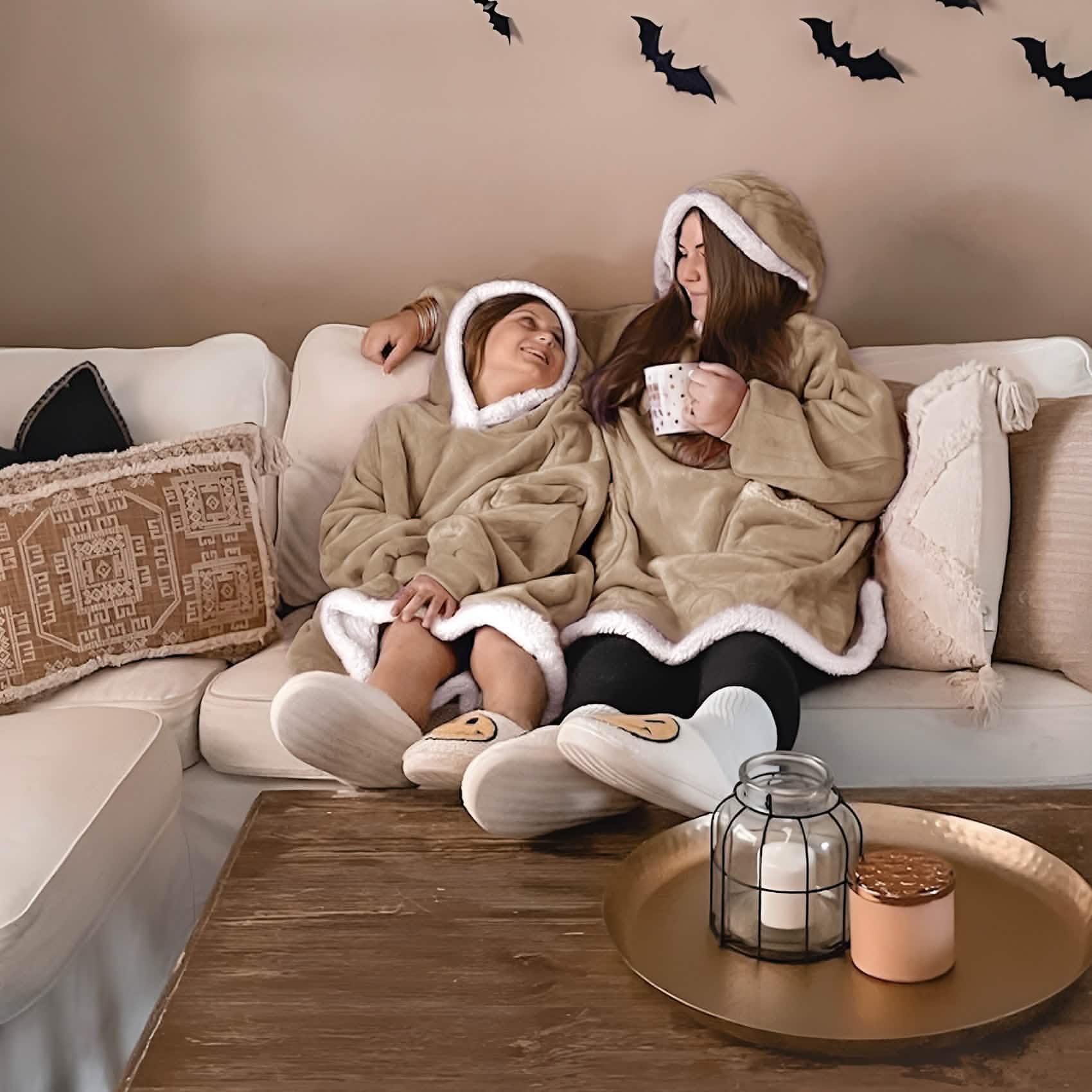 Sherpa Fleece Blanket Hoodie