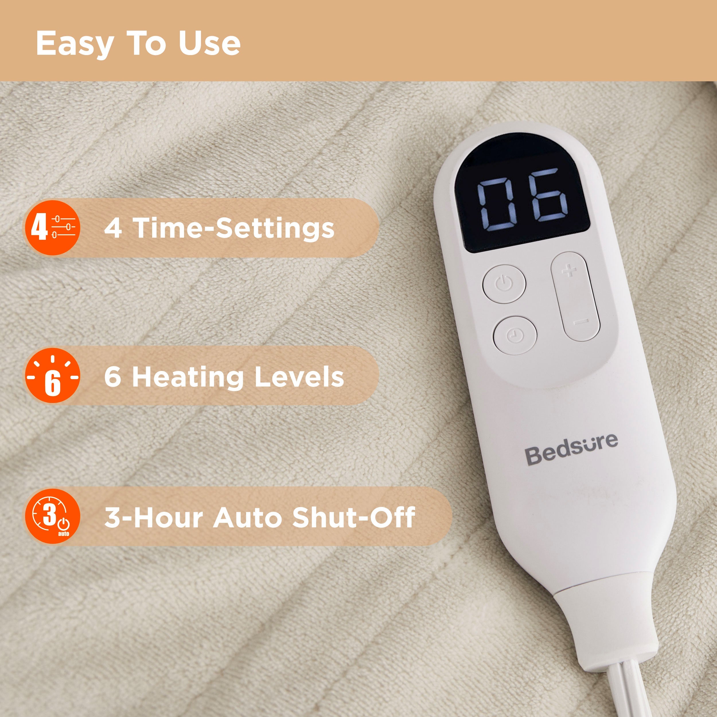 Full-body Sherpa Fleece Wearable Heated Blanket