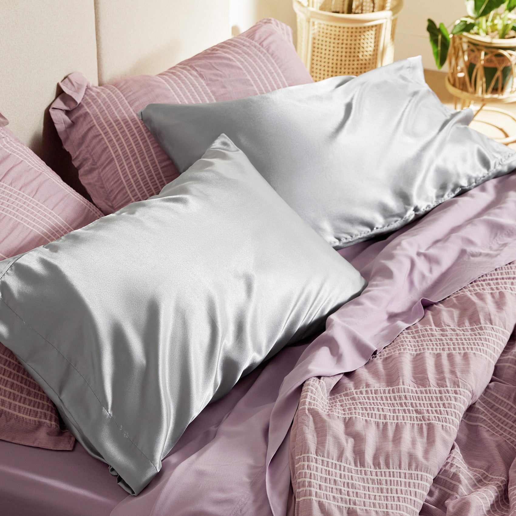 Solid Satin Pillowcase