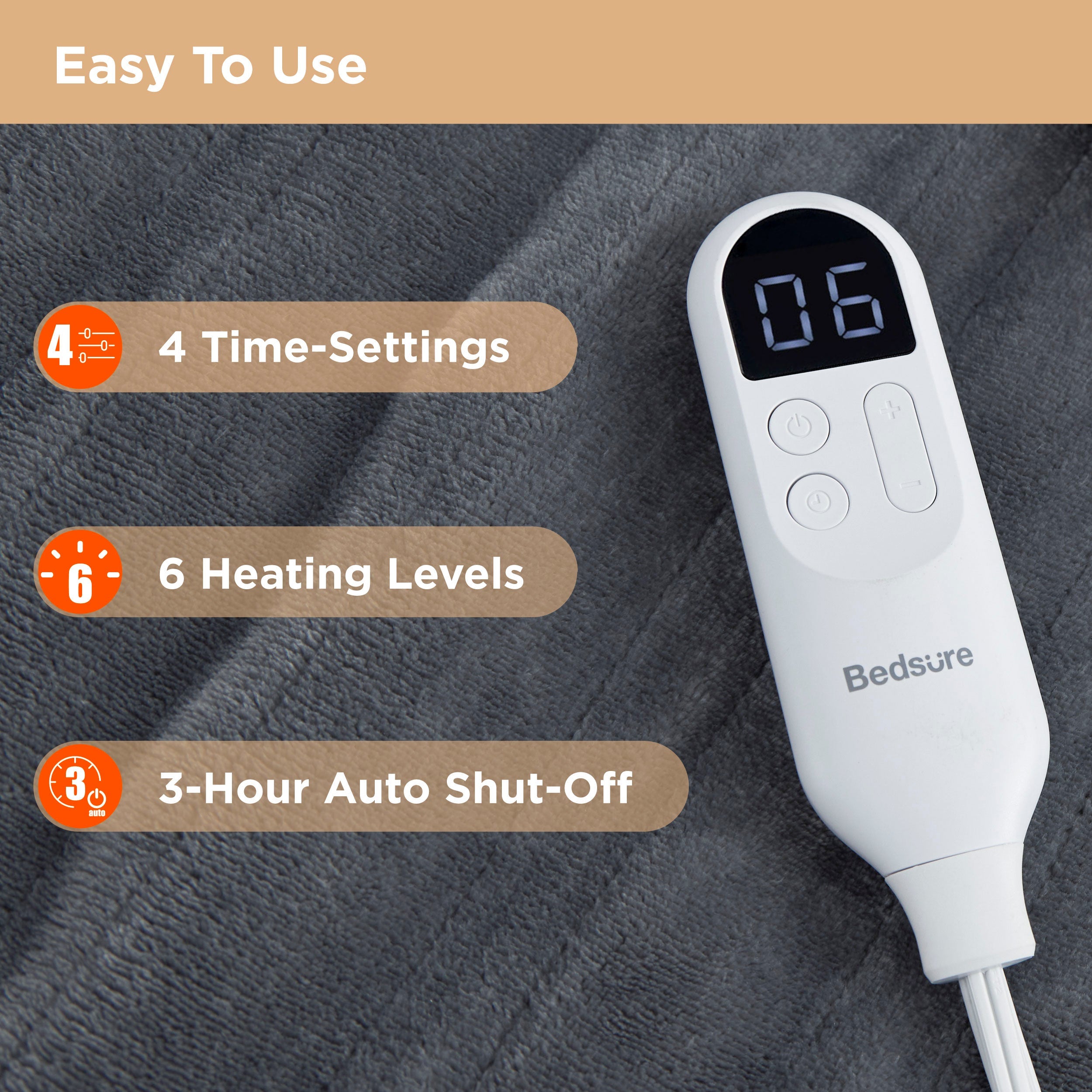 Full-body Sherpa Fleece Wearable Heated Blanket