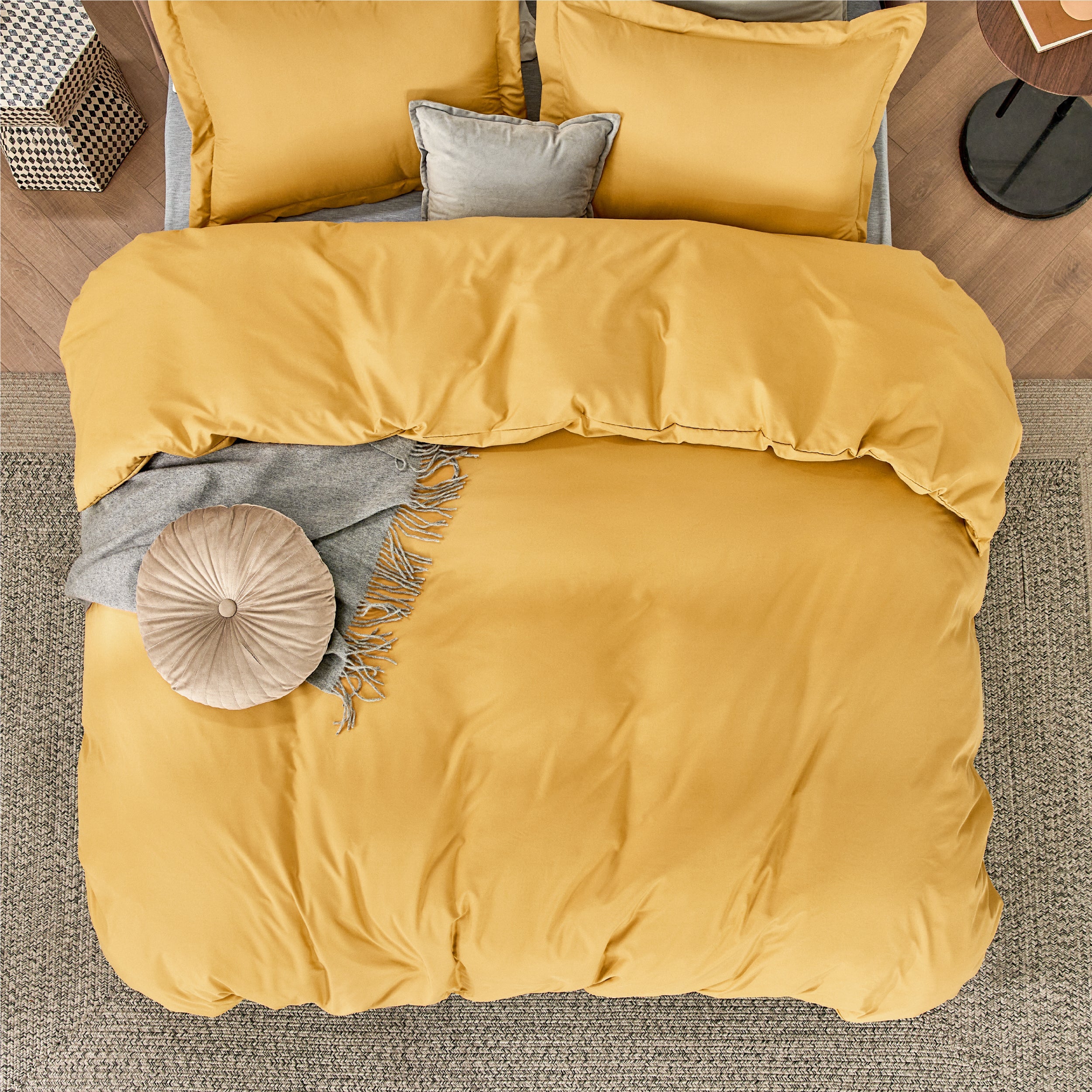 Brushed Microfiber Duvet Cover Set