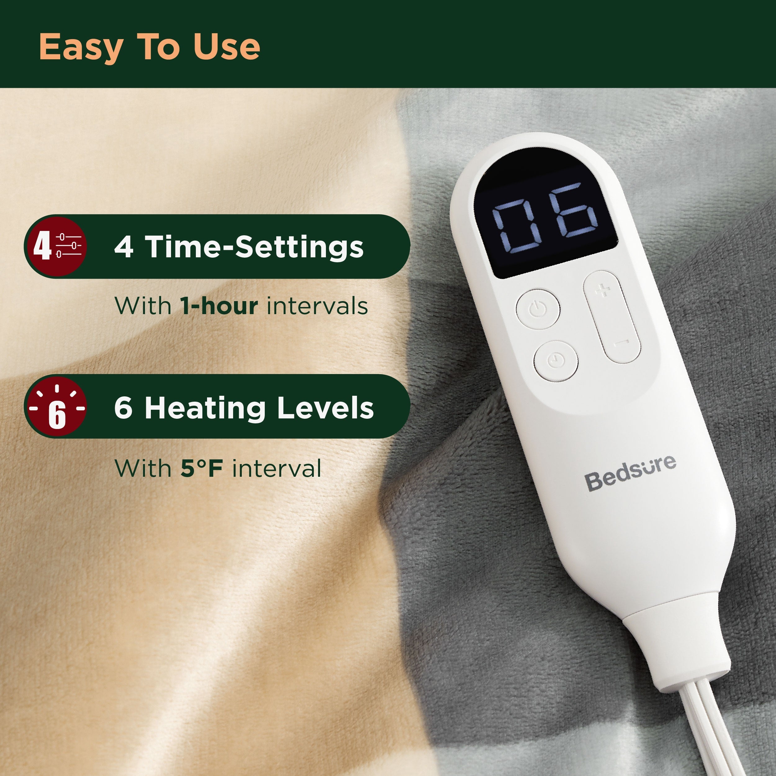 Heated Sherpa Fleece Blanket Hoodie