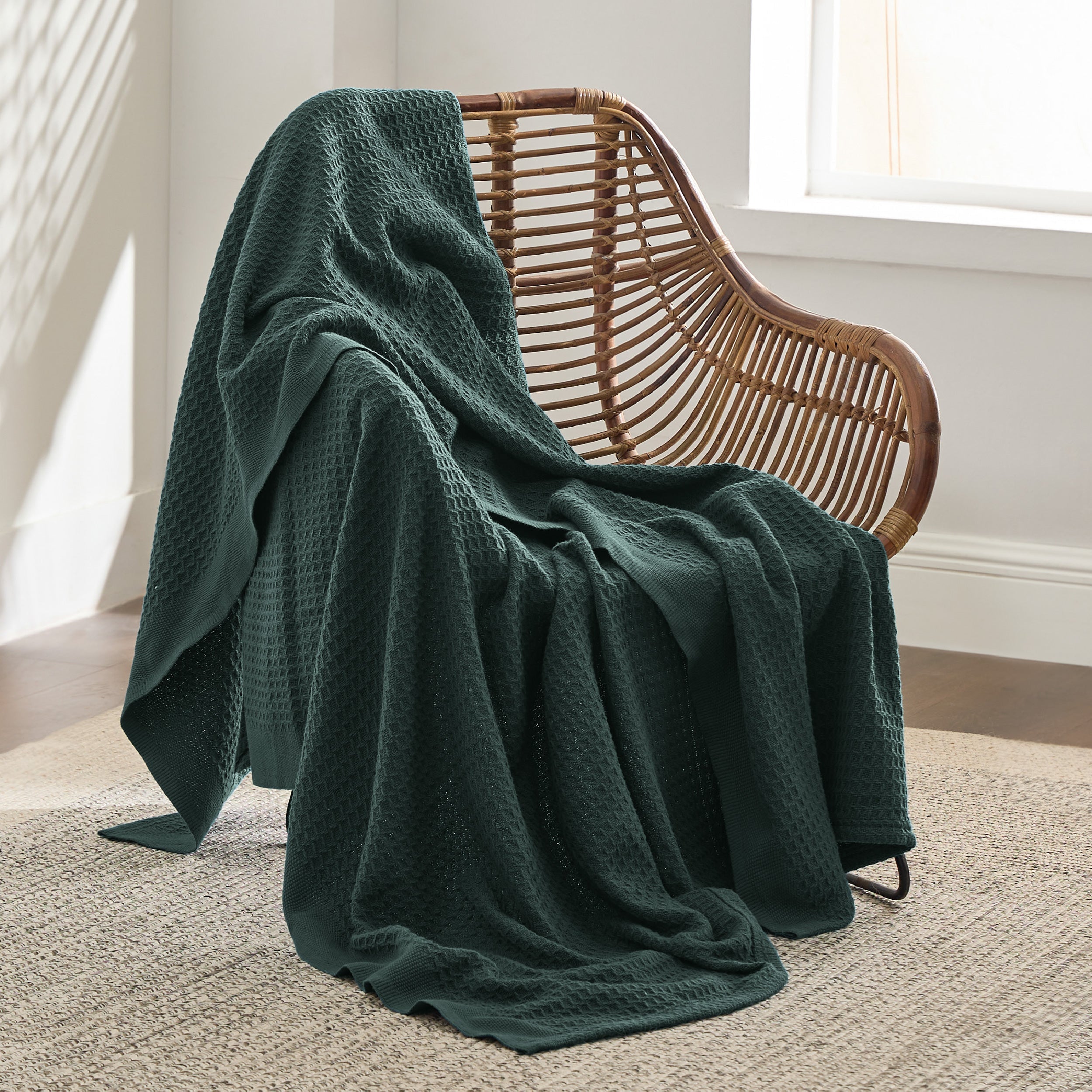 GentleSoft® Cotton Waffle Weave Blanket