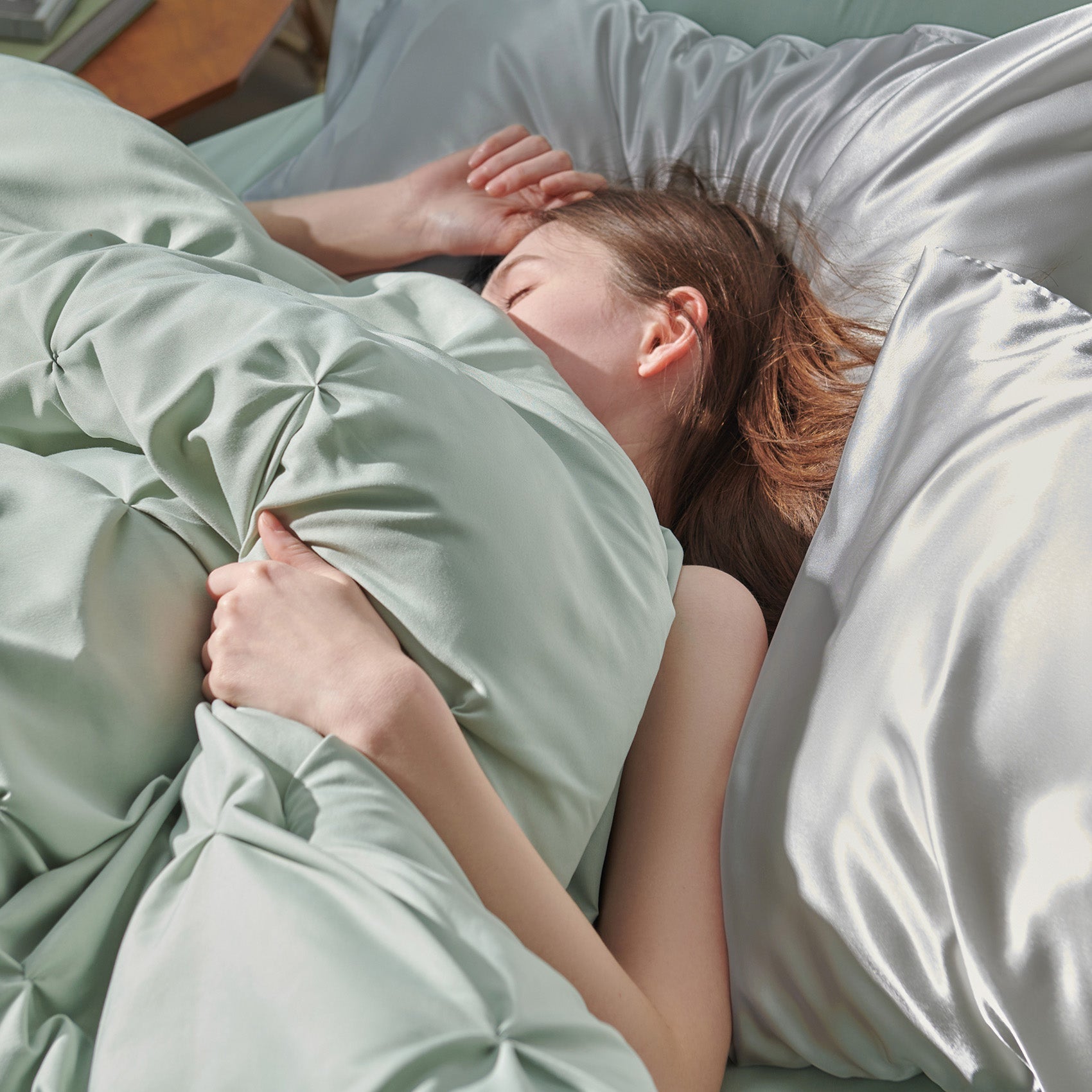 Solid Satin Pillowcase