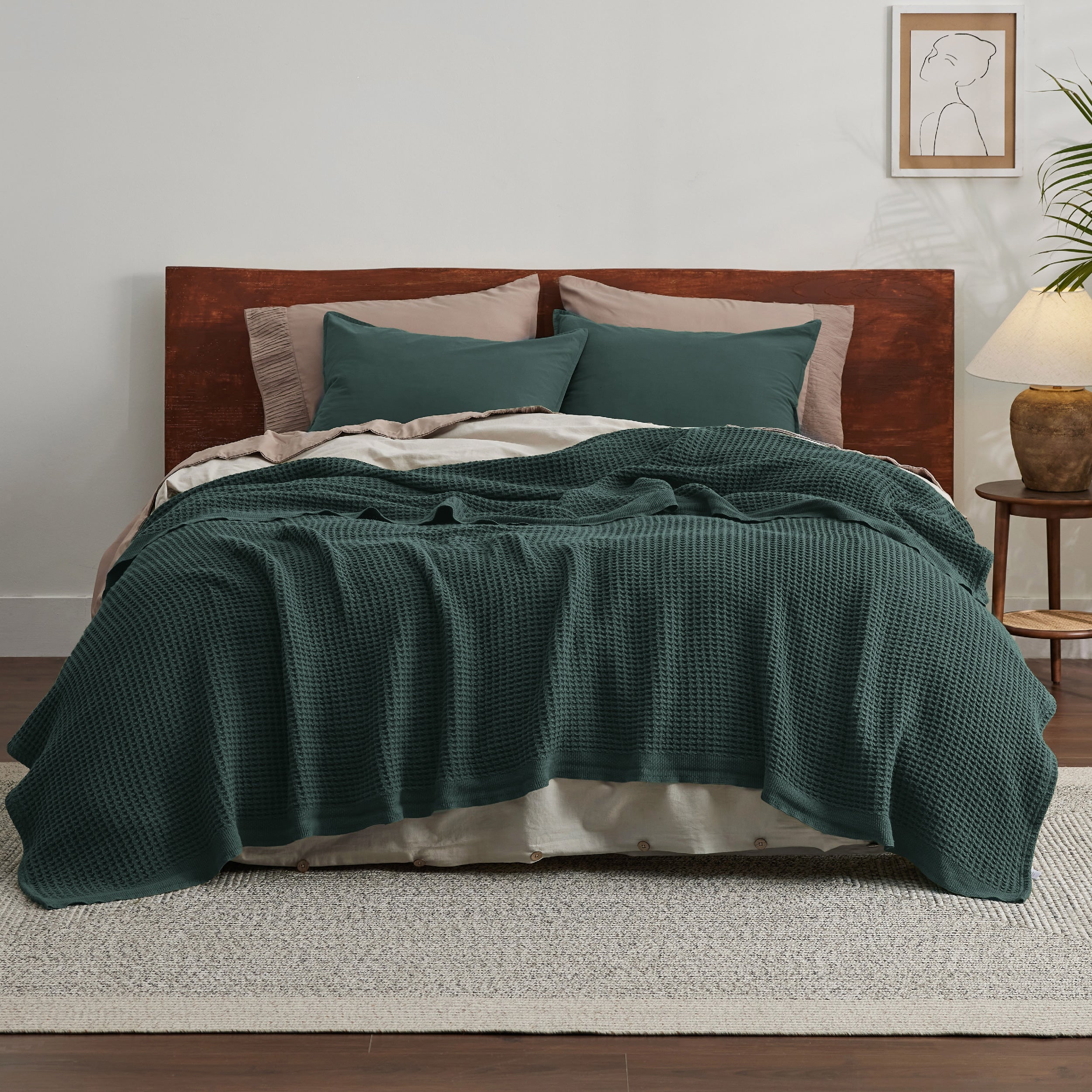 GentleSoft® Cotton Waffle Weave Blanket
