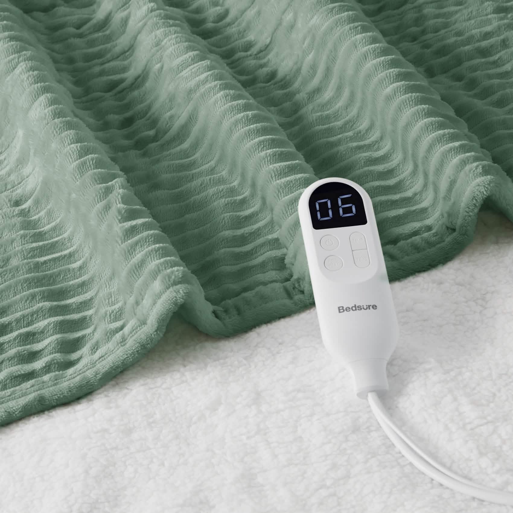 GentleSoft® Ribbed Heated Blanket