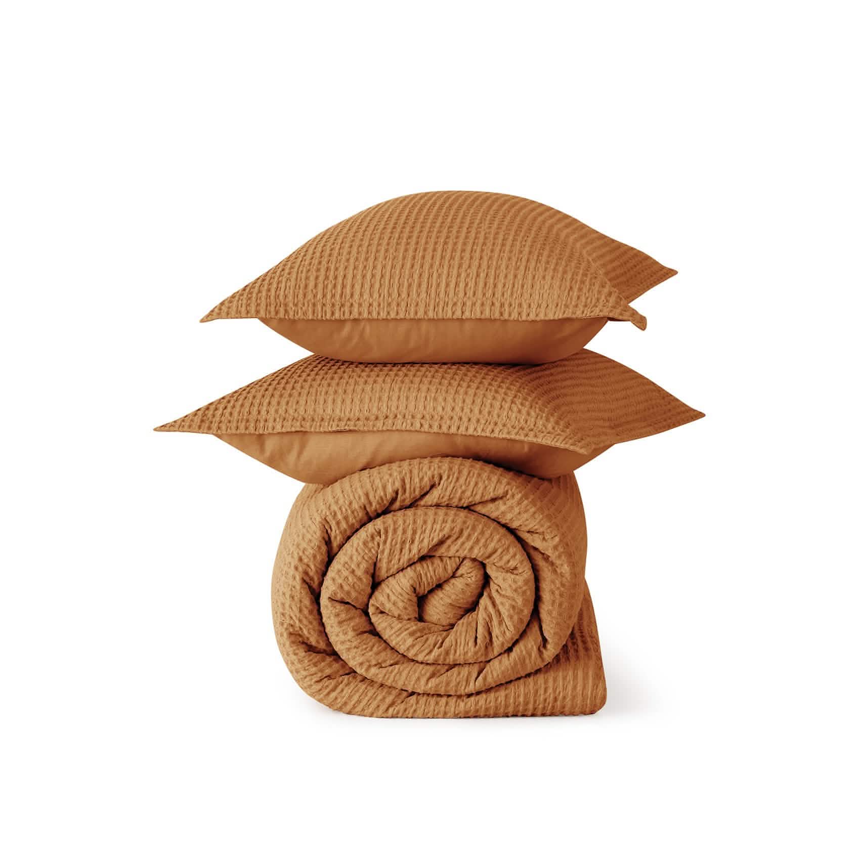 GentleSoft™ Cotton Waffle Weave Comforter Set