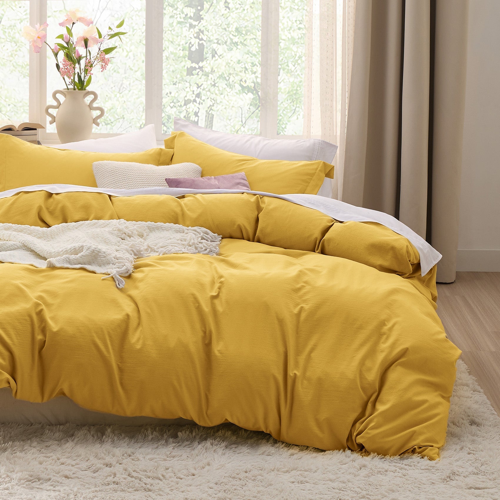 Ultra Soft Hypoallergenic Microfiber Duvet Cover Set