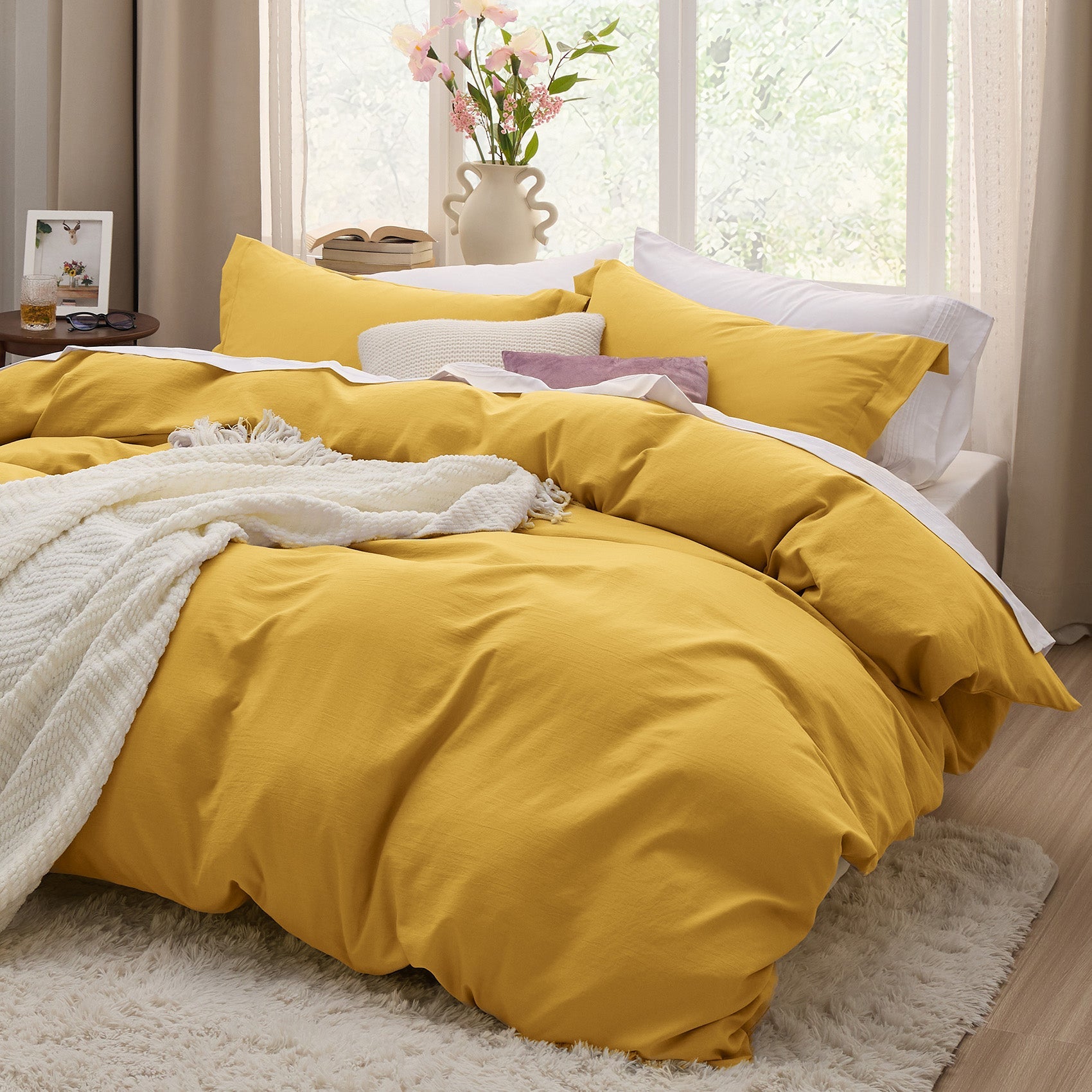 Ultra Soft Hypoallergenic Microfiber Duvet Cover Set