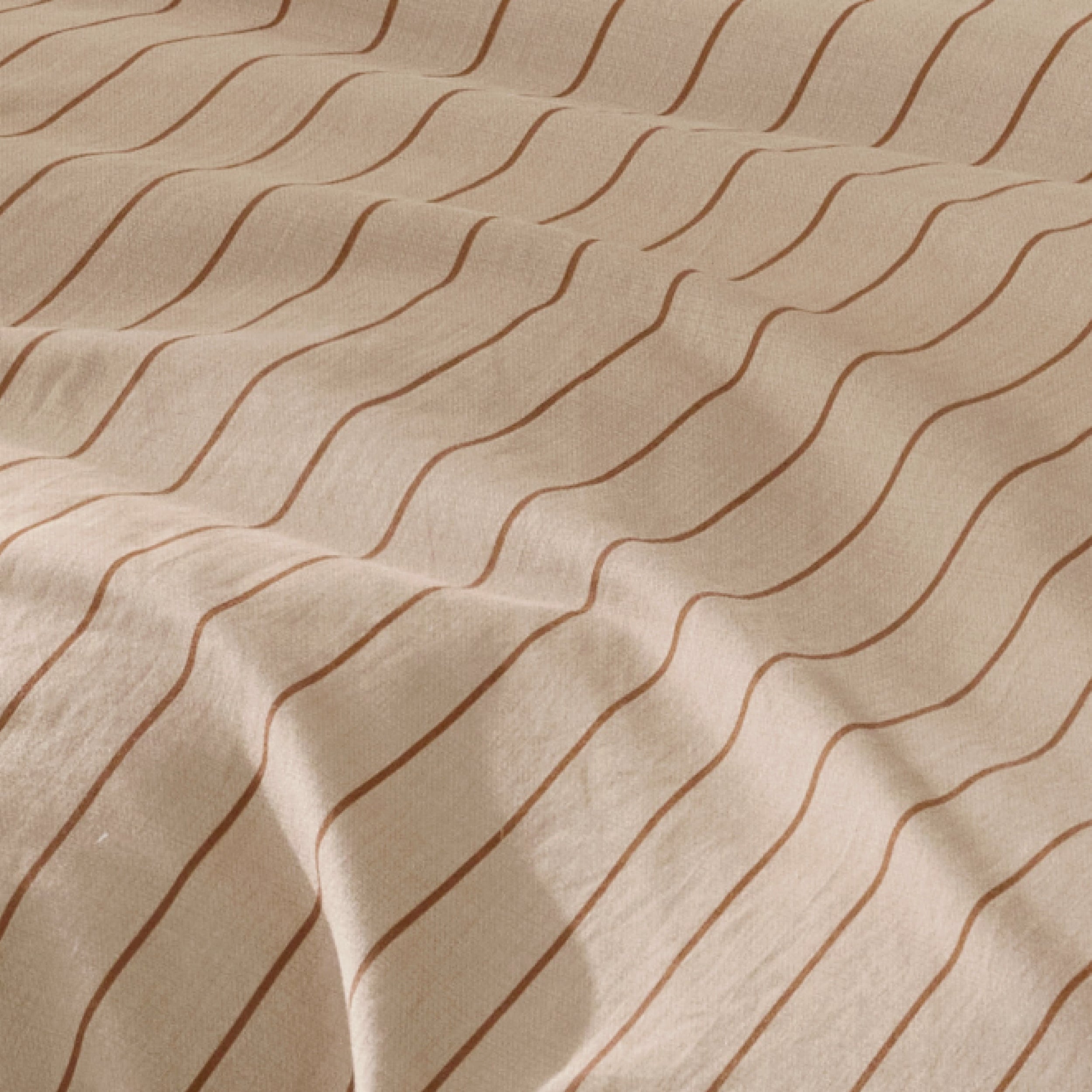 GentleSoft® Striped Washed Cotton Duvet Cover Set