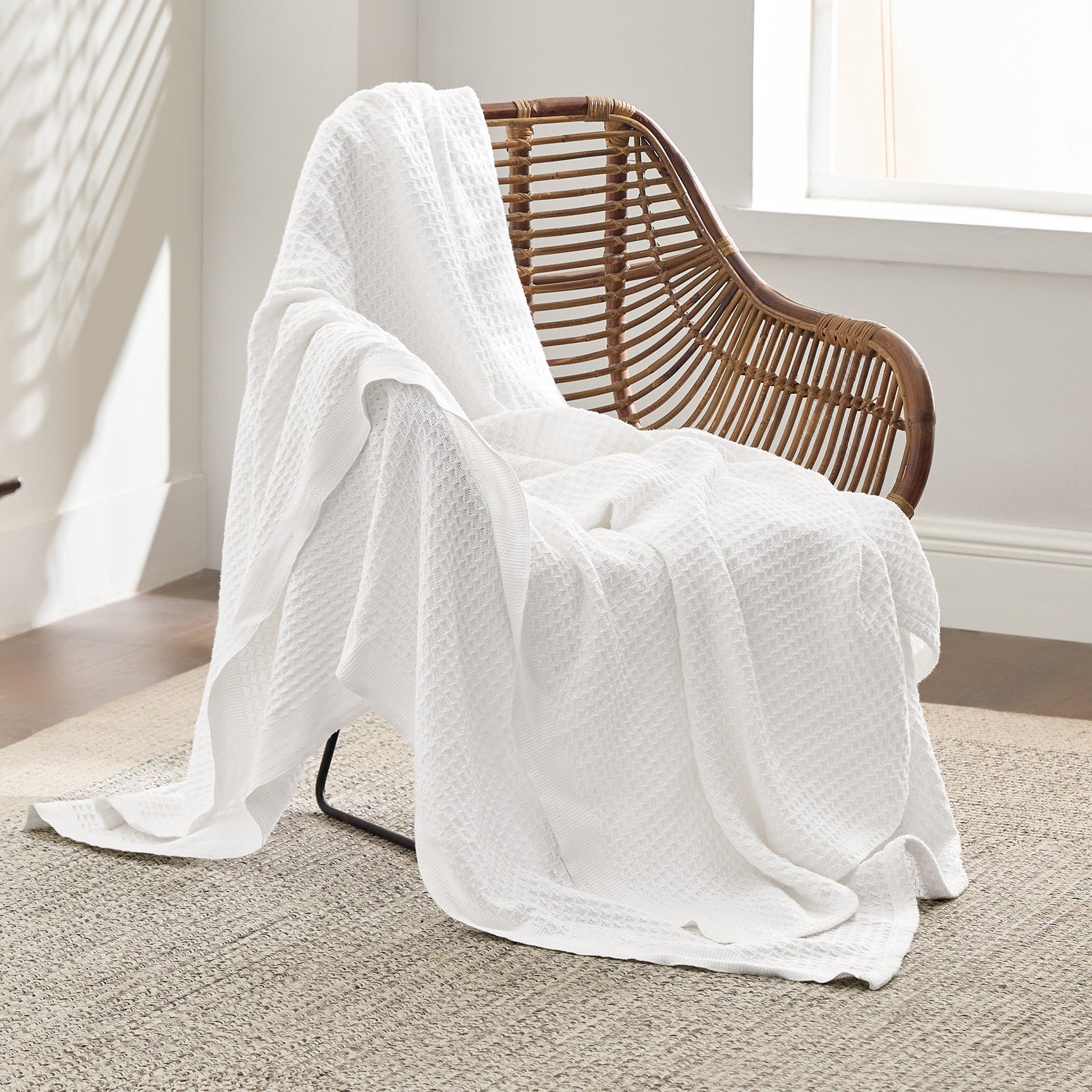 GentleSoft® Cotton Waffle Weave Blanket