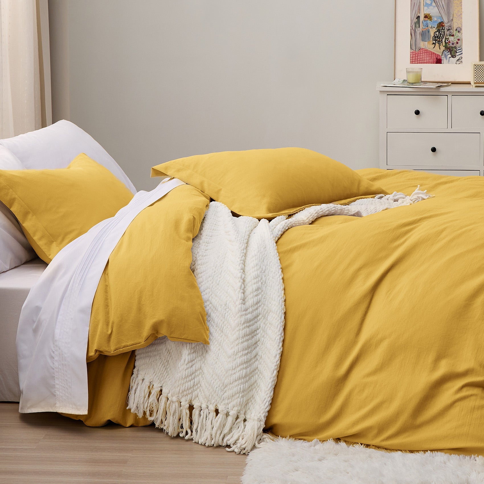 Ultra Soft Hypoallergenic Microfiber Duvet Cover Set