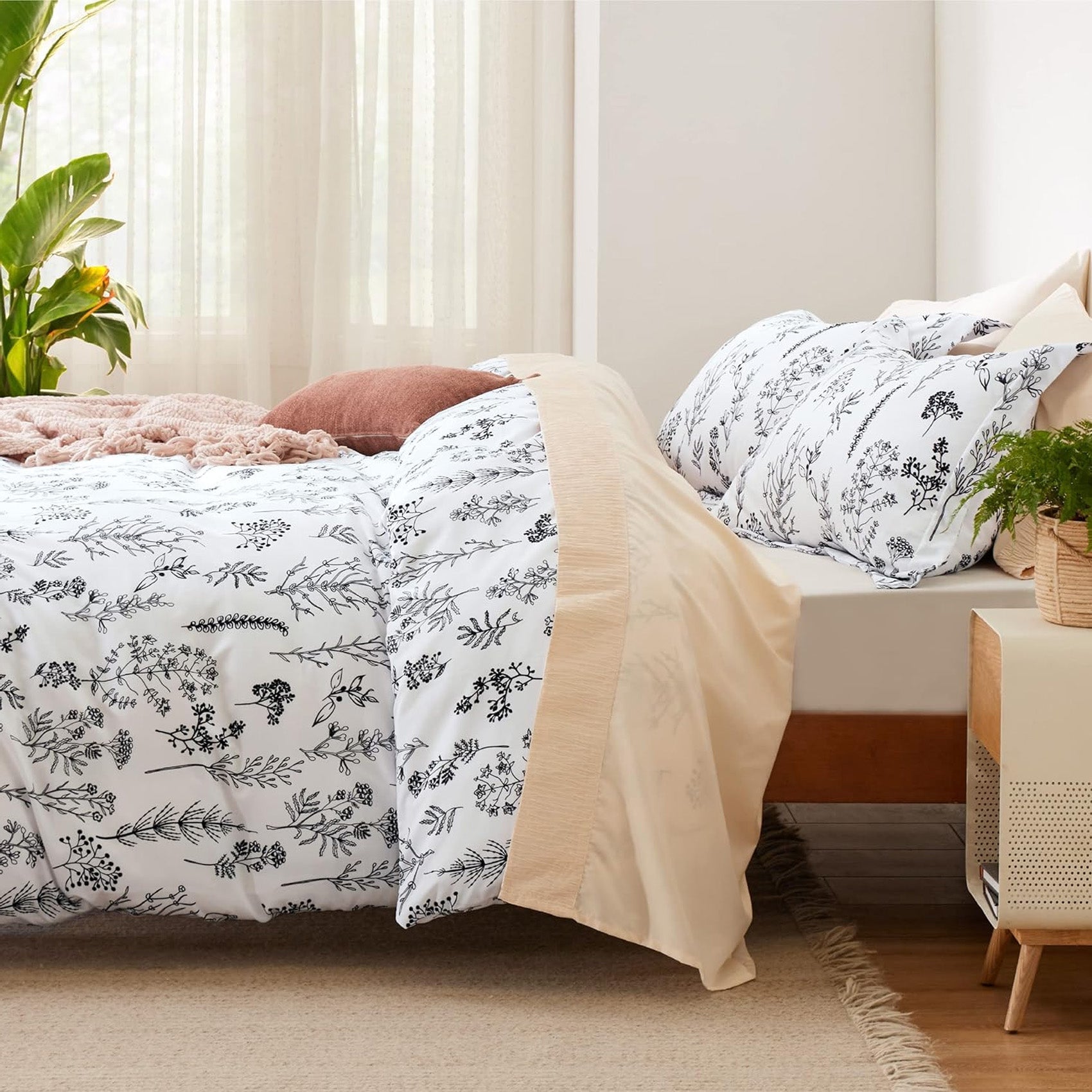 Floral Comforter Set
