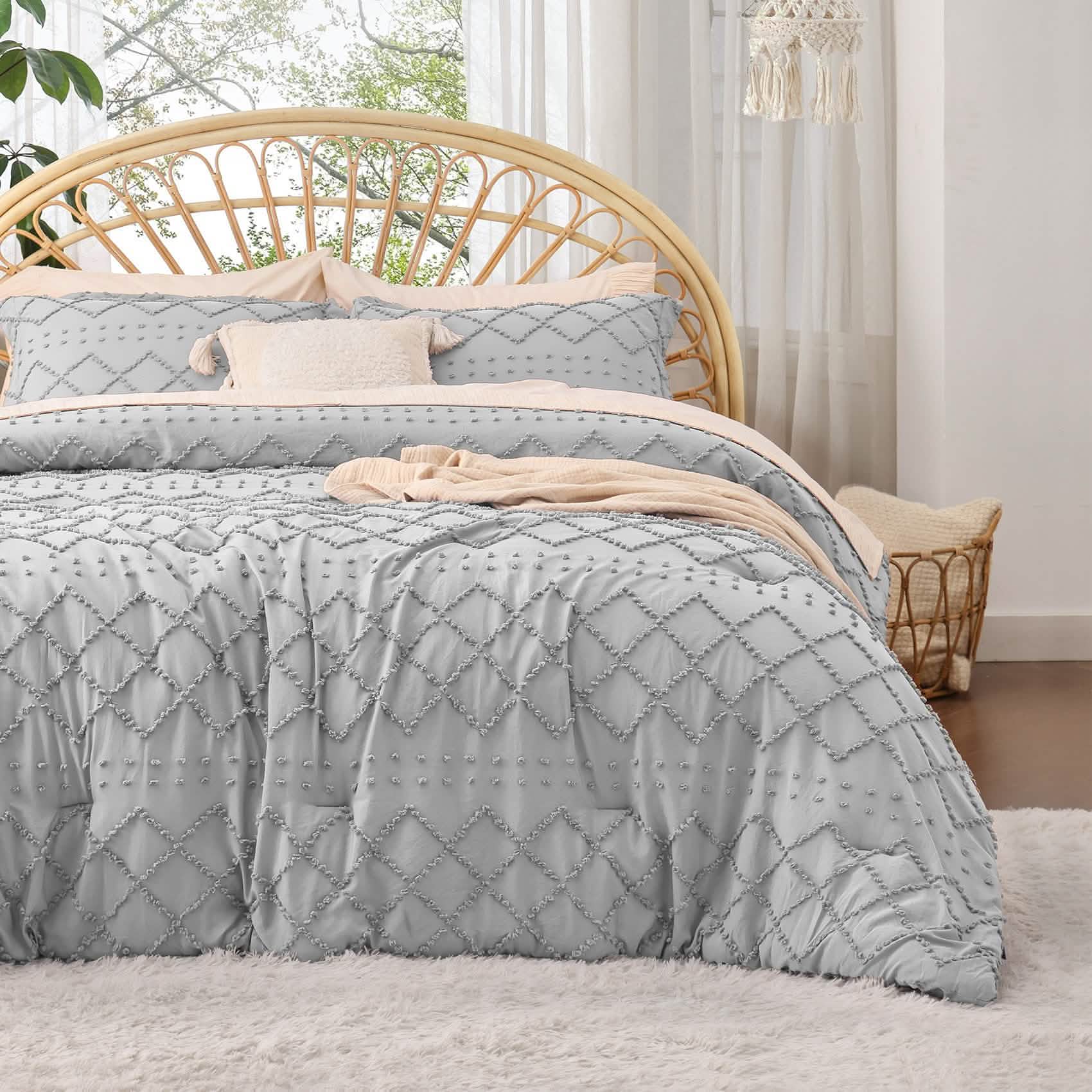 GentleSoft™ Tufted Embroidery Comforter Set