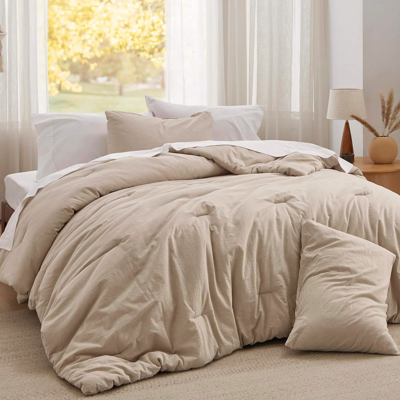 GentleSoft® Prewashed Cotton Comforter Set