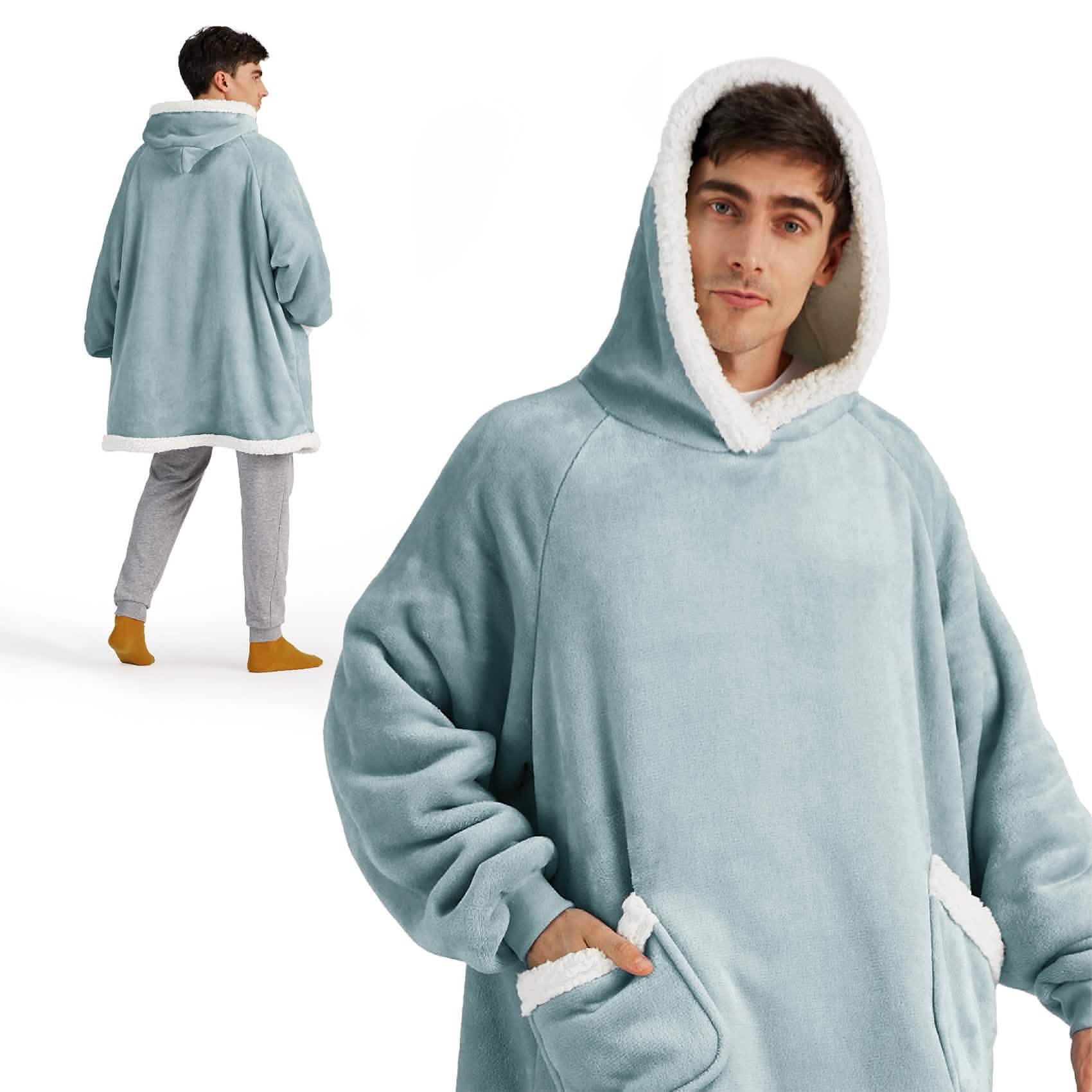 GentleSoft™ Sherpa Fleece Wearable Blanket