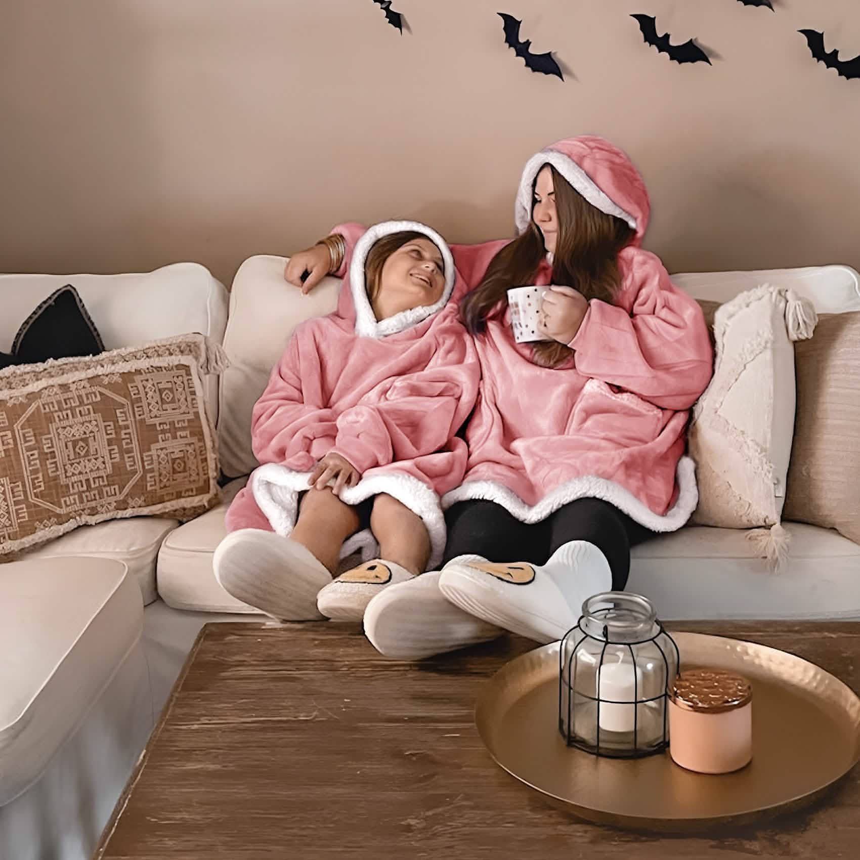 Sherpa Fleece Blanket Hoodie