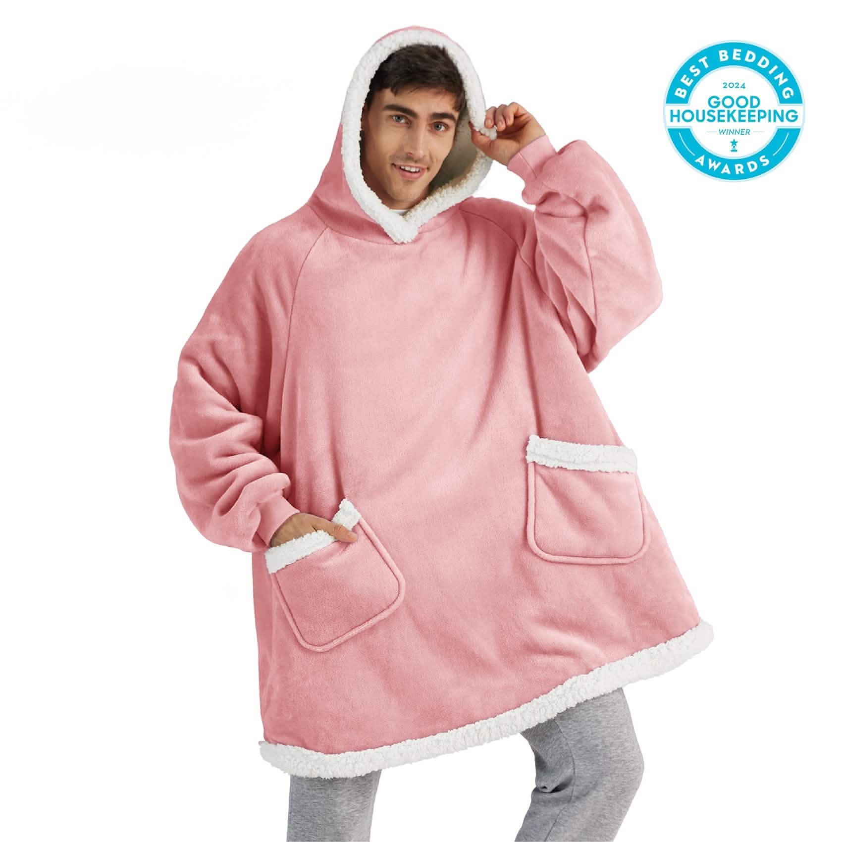 Sherpa Fleece Blanket Hoodie