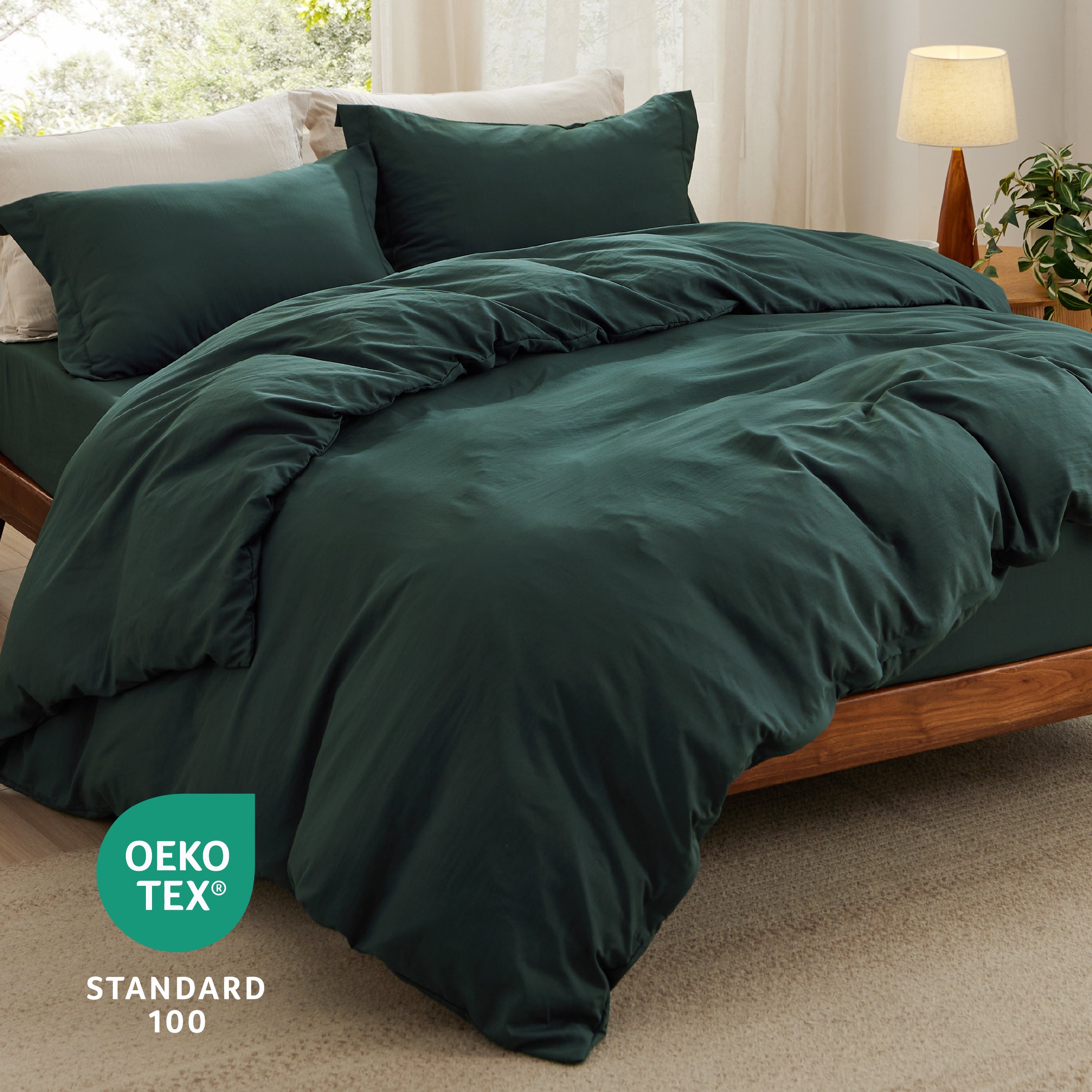 Prewashed Microfiber Duvet Cover Set