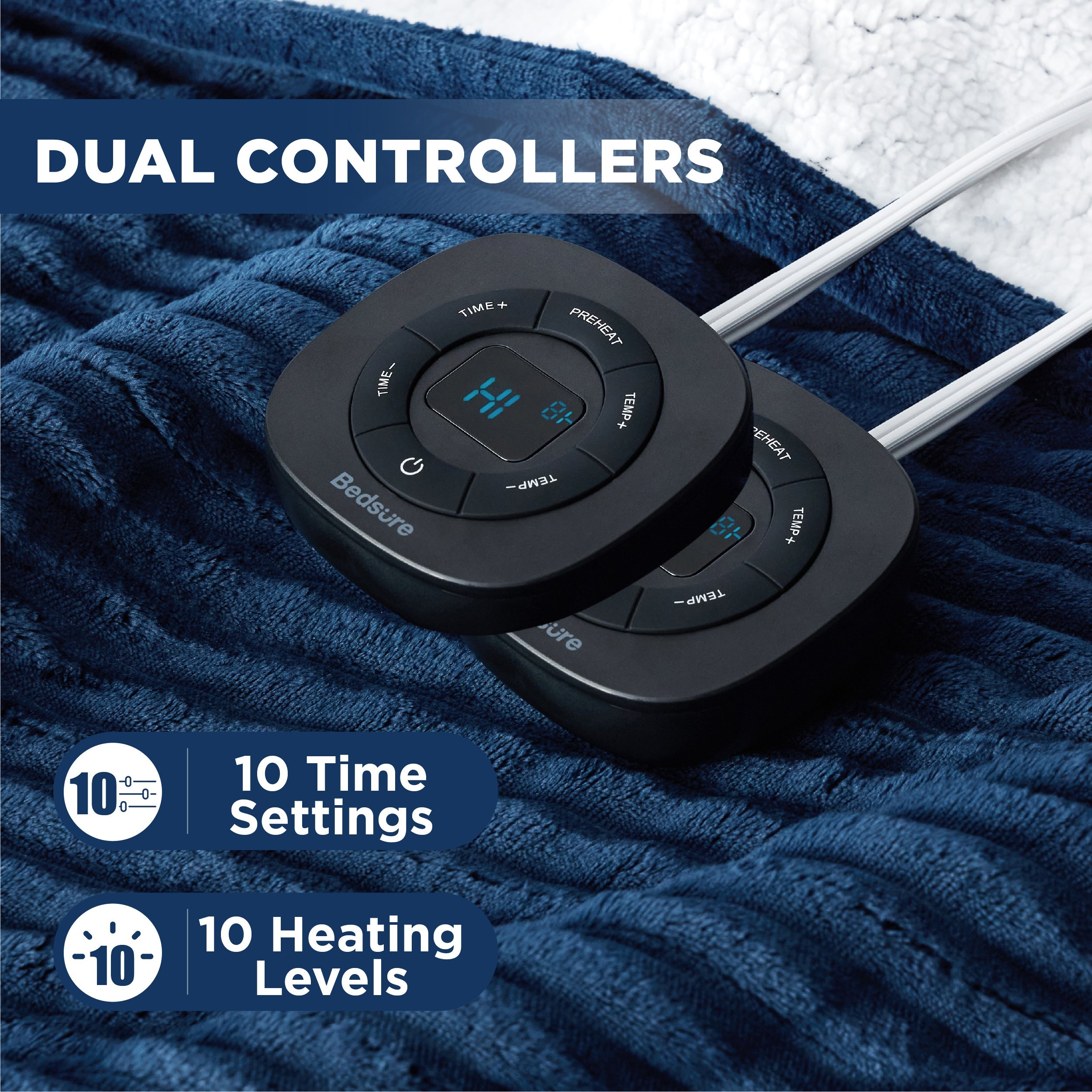 GentleSoft® Ribbed Heated Blanket