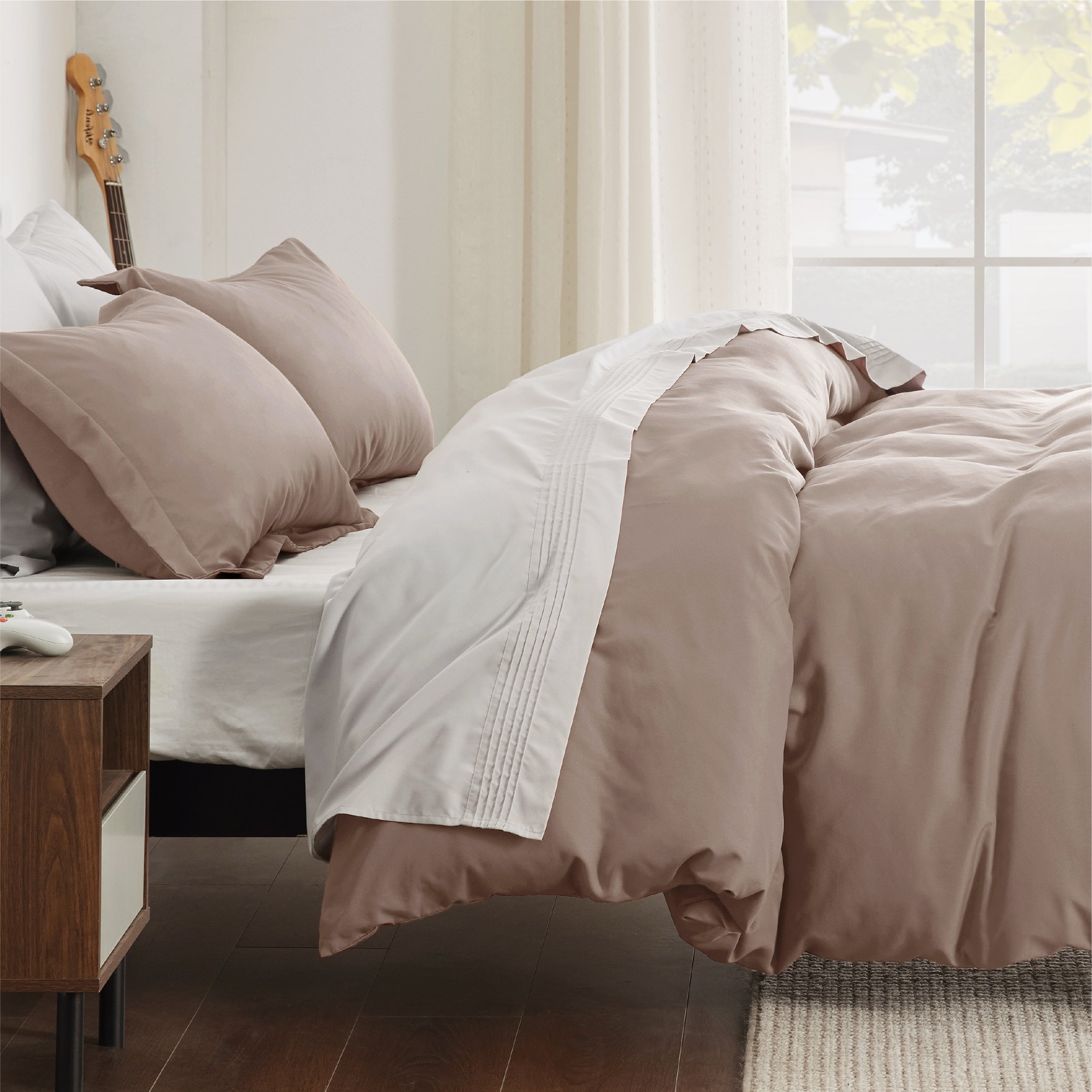 Brushed Microfiber Duvet Cover Set