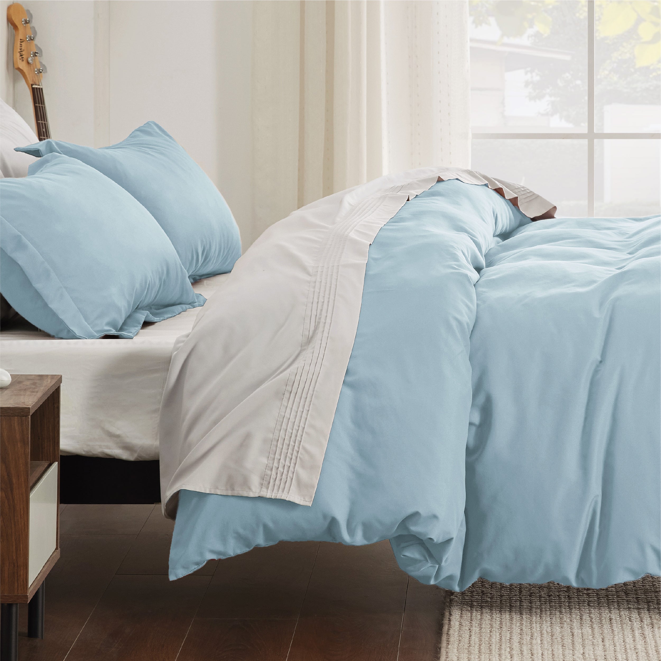 Brushed Microfiber Duvet Cover Set