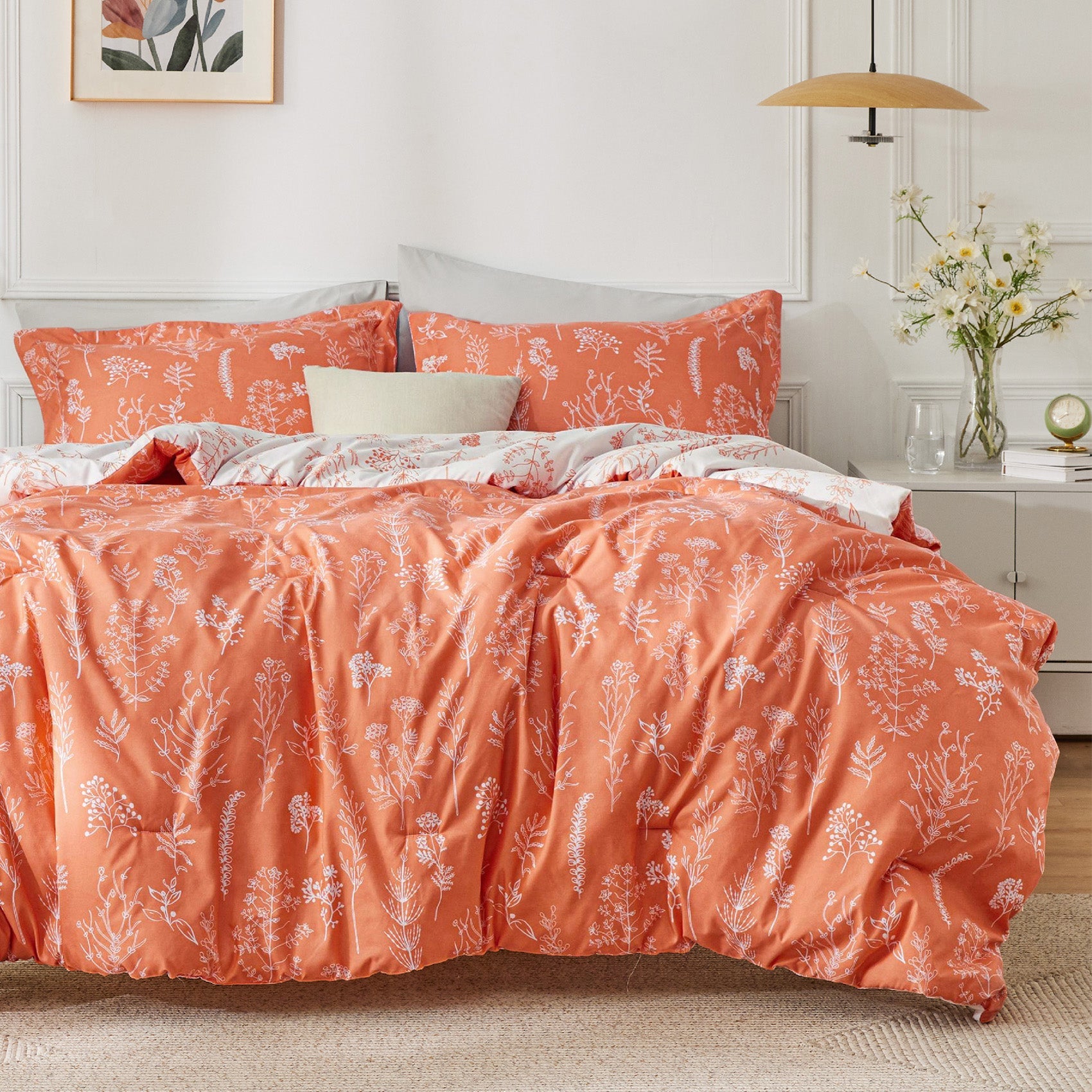 Floral Comforter Set