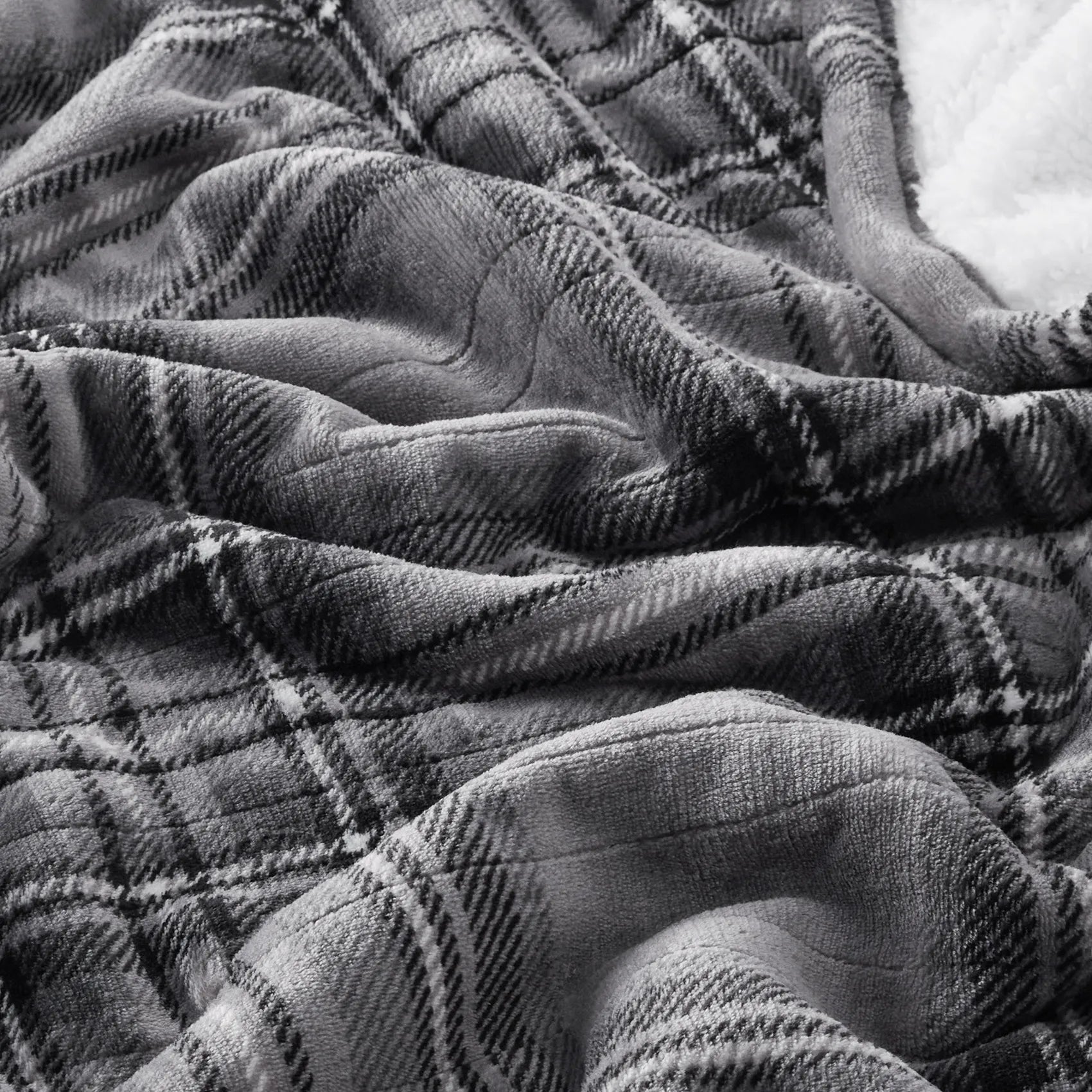 Plaid Flannel Heated Blanket