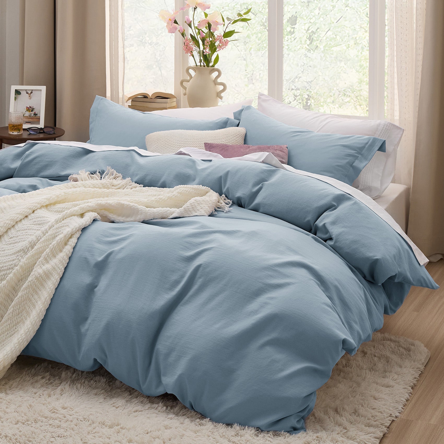 Ultra Soft Hypoallergenic Microfiber Duvet Cover Set